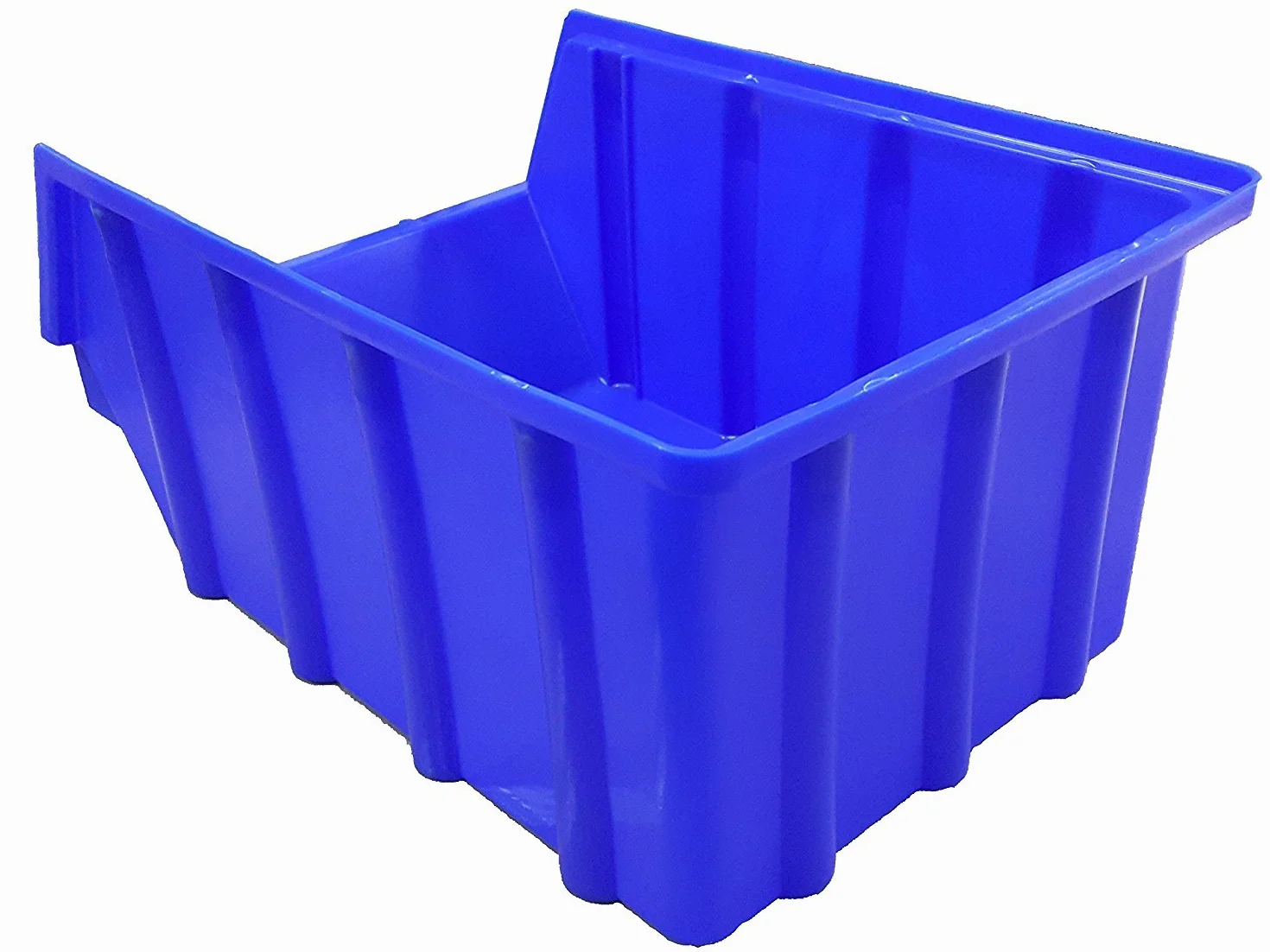 Scatole portaoggetti impilabili blu 4 pezzi 222 x 340 x 157 mm