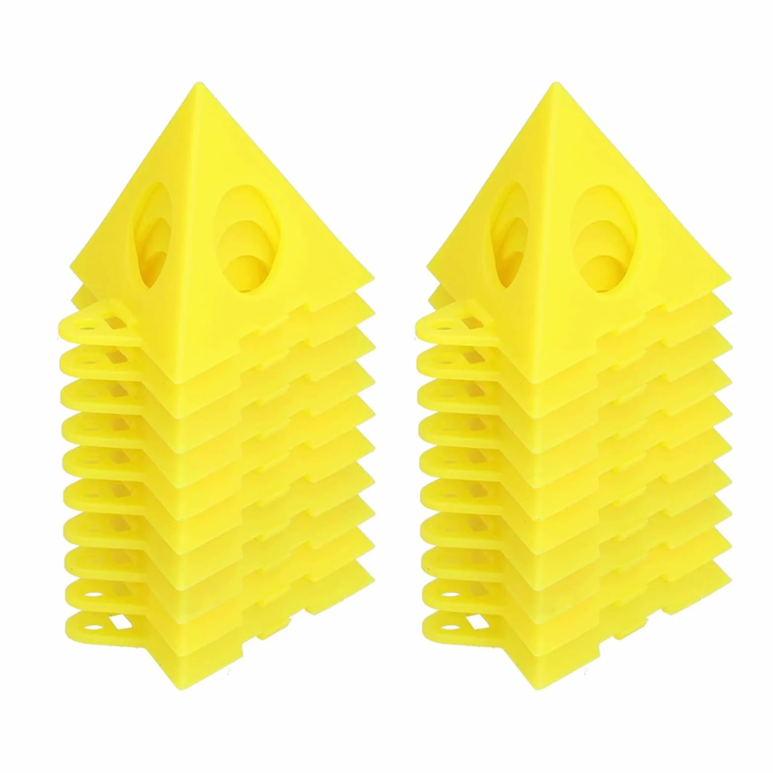 Giallo Cono Tela e Triangolo di Vernice, Supporto Supporti Pittura Perforata Legno Mobili Stand, per Porta Dell'armadio in Tela Gialla, Utensili Manuali E Accessori