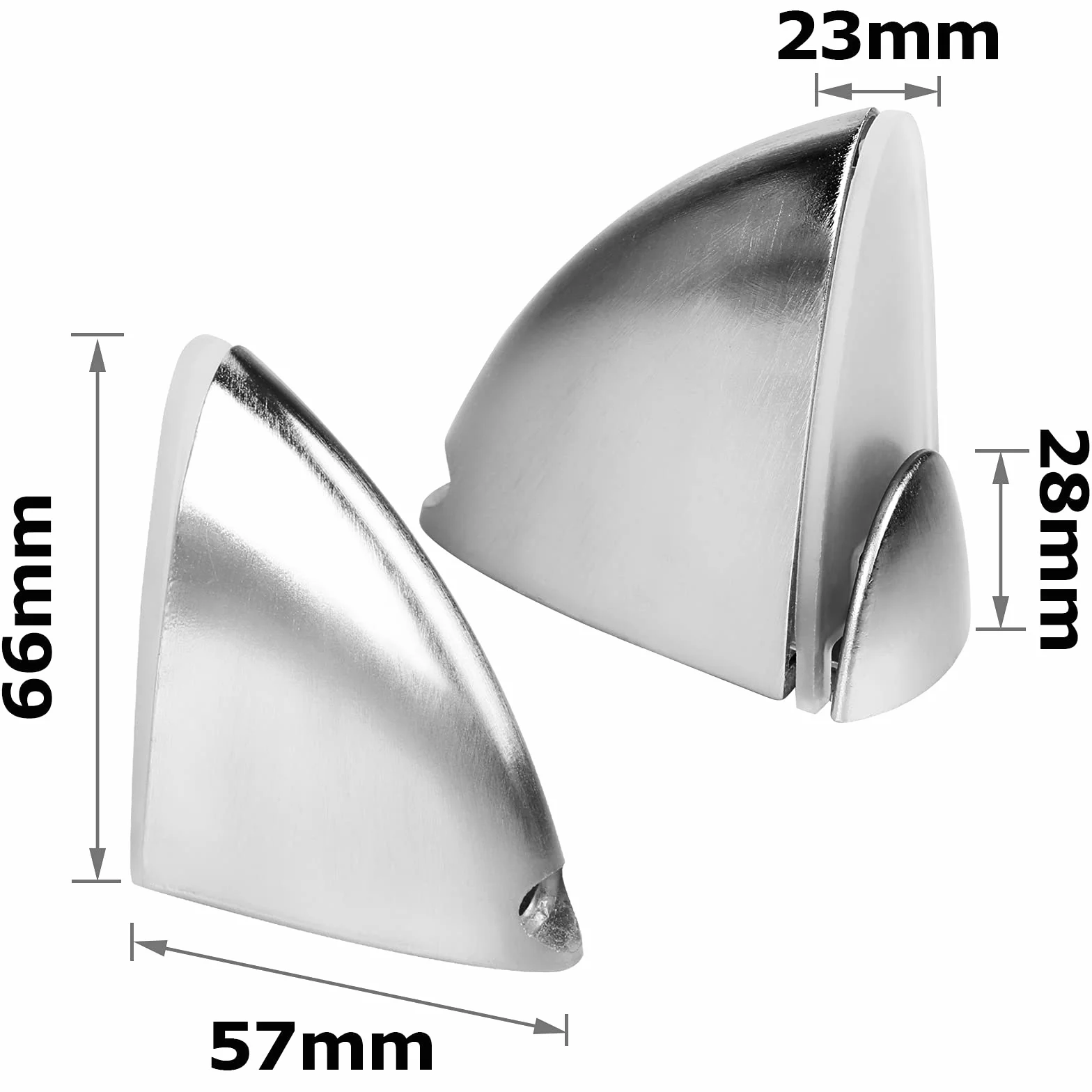 Randaco Mensola in vetro trasparente 8mm ESG vetro di sicurezza con supporto a parete per bagno
