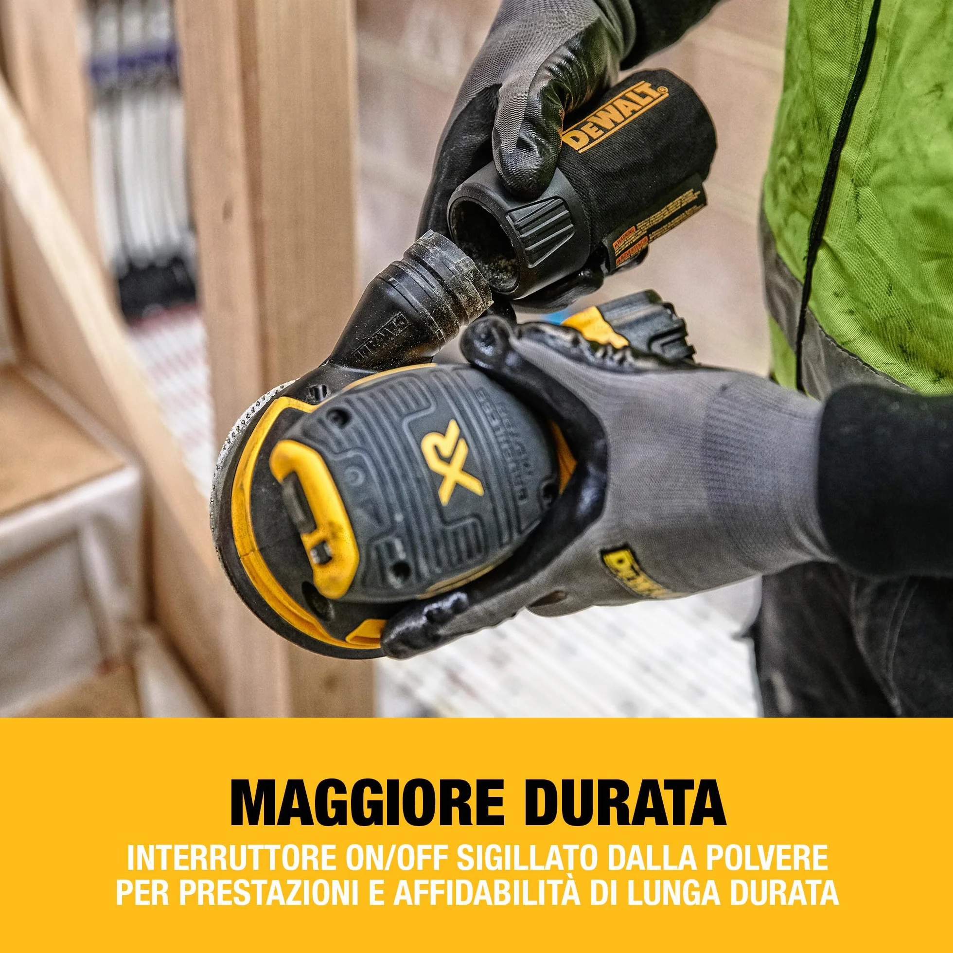 DEWALT Levigatrice Brushless 18V XR 125mm DCW210N-XJ