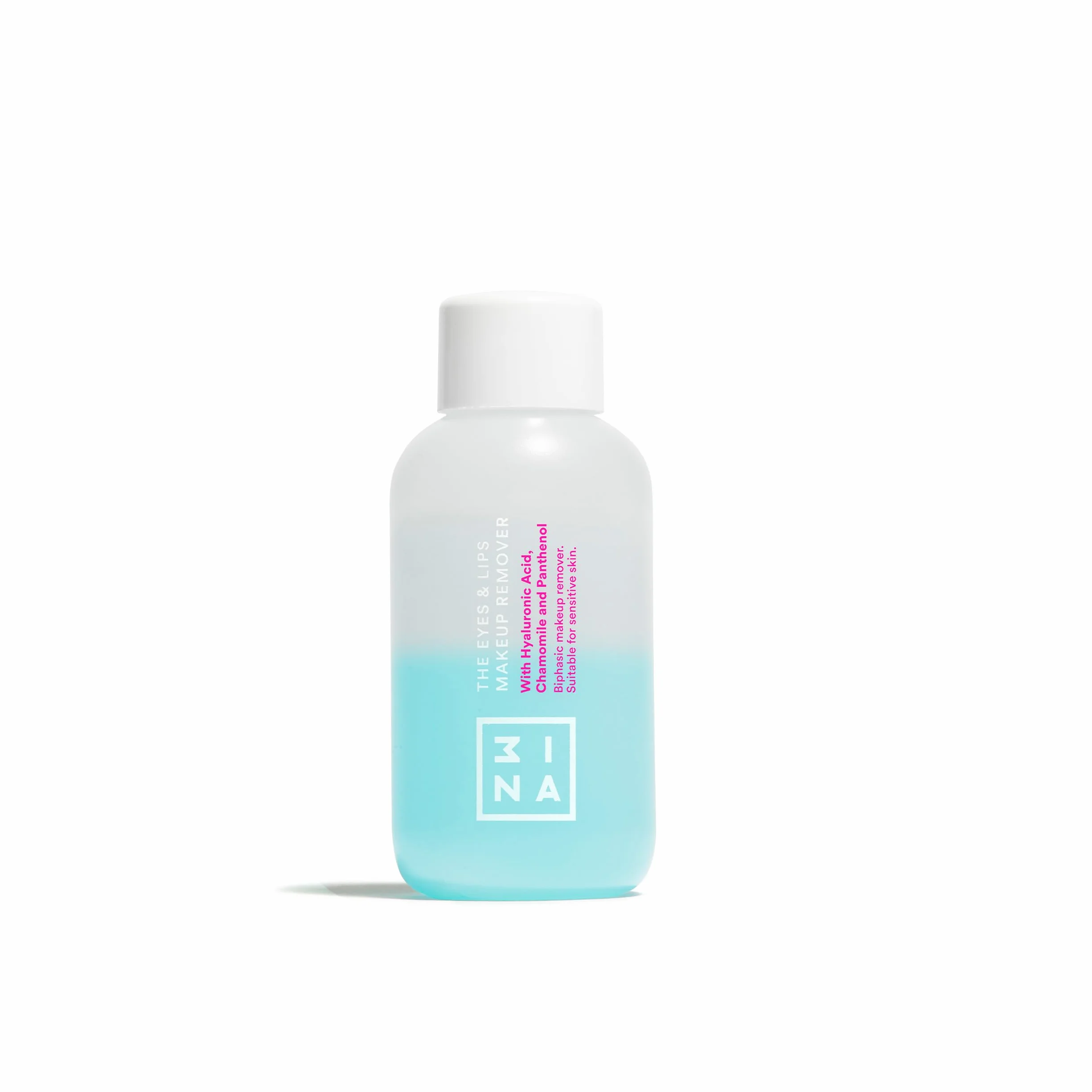 3INA MAKEUP - The Eyes & Lips Make Up Remover (mini) - Struccante Bifasico Delicato Viso e Occhi Waterproof - Aloe Vera e Hamamelis - Idratante - Per Tutti i Tipi Di Pelle - Vegan - Cruelty Free