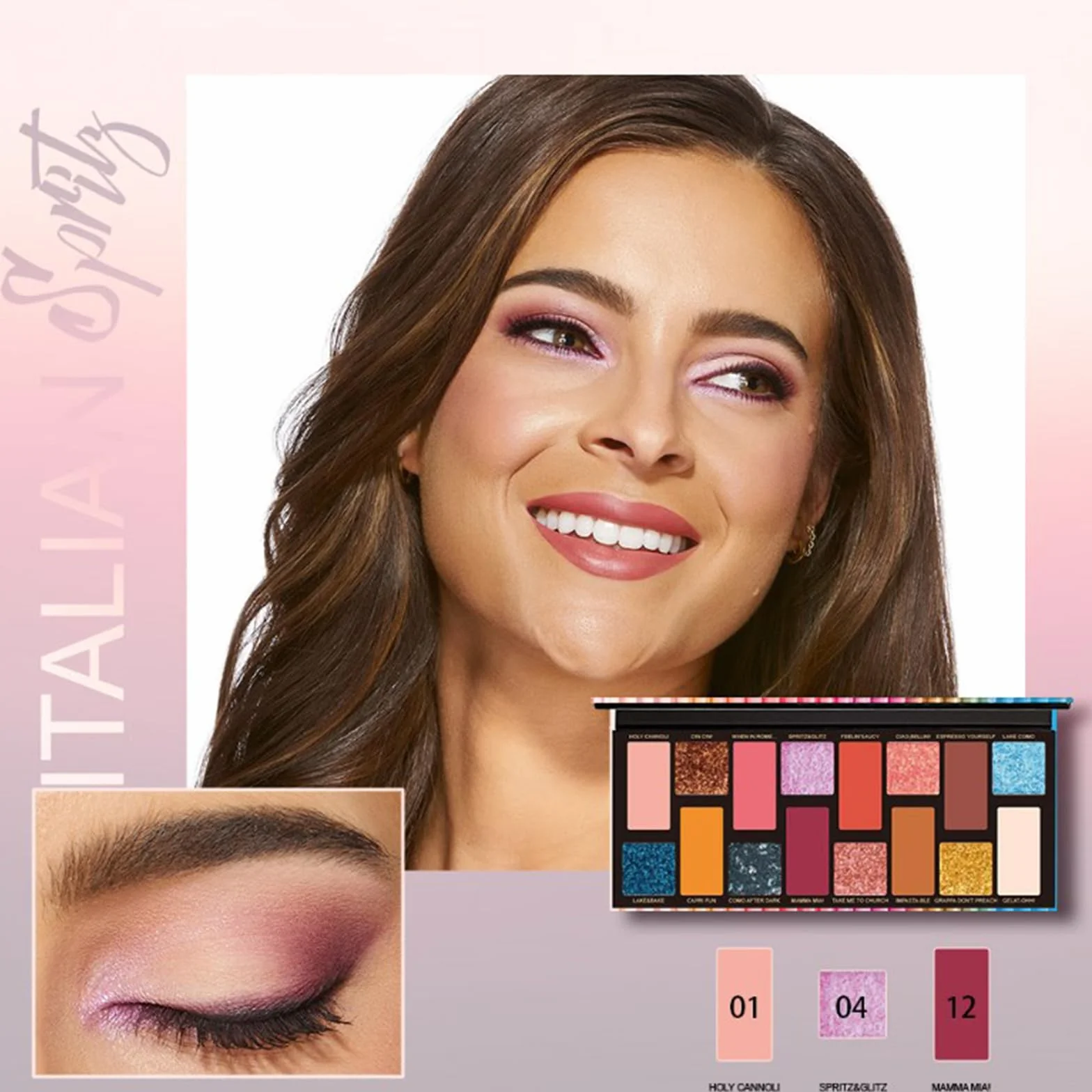 Trousse di Trucchi, Set Trucchi Donna Completo, Regalo per Donne Make Up Kit, Include set di pennelli per bcchi, tavolozza di bmbretti, matita per sopracciglia, mascara, eyeliner