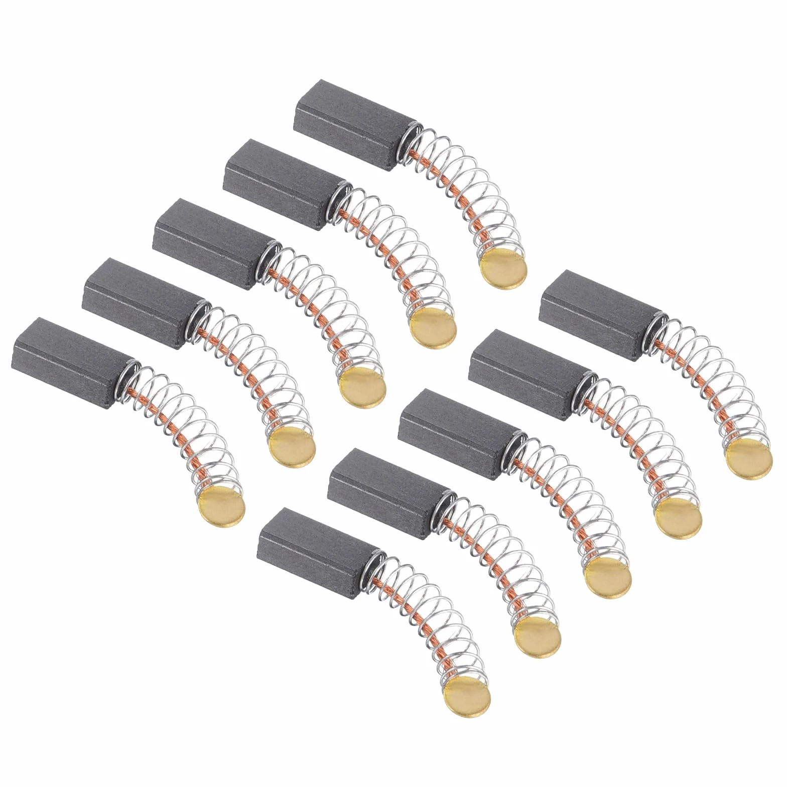 QUARKZMAN Carbonio Spazzola 12mm x 6mm x 4mm 10 Pezzi Ricambio Motore Elettrico per Utensili
