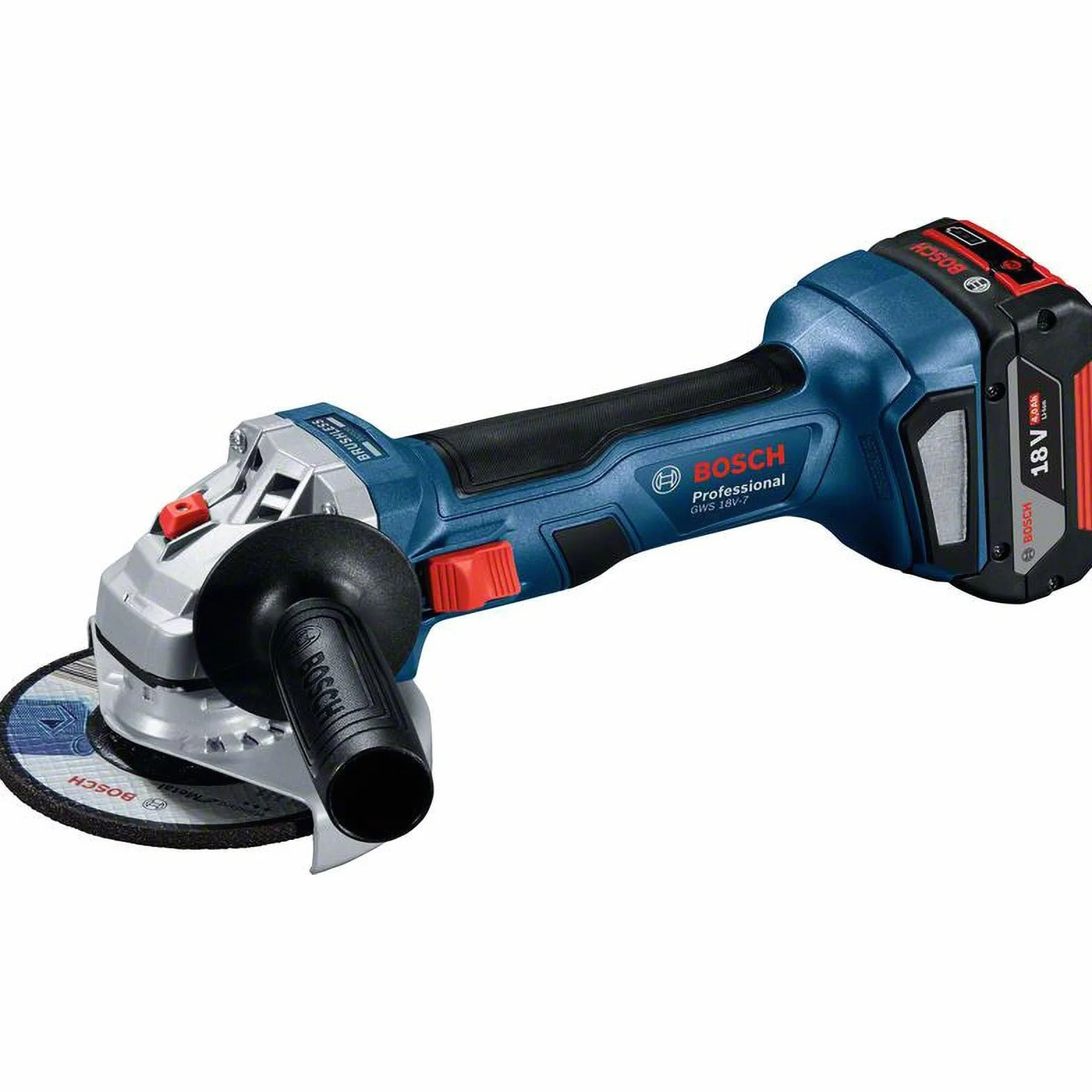Bosch Professional GWS 18V-7 GBH 18V-22 Combo Kit 2x4.0Ah Batterie GAL 18V-40 Ladegerät
