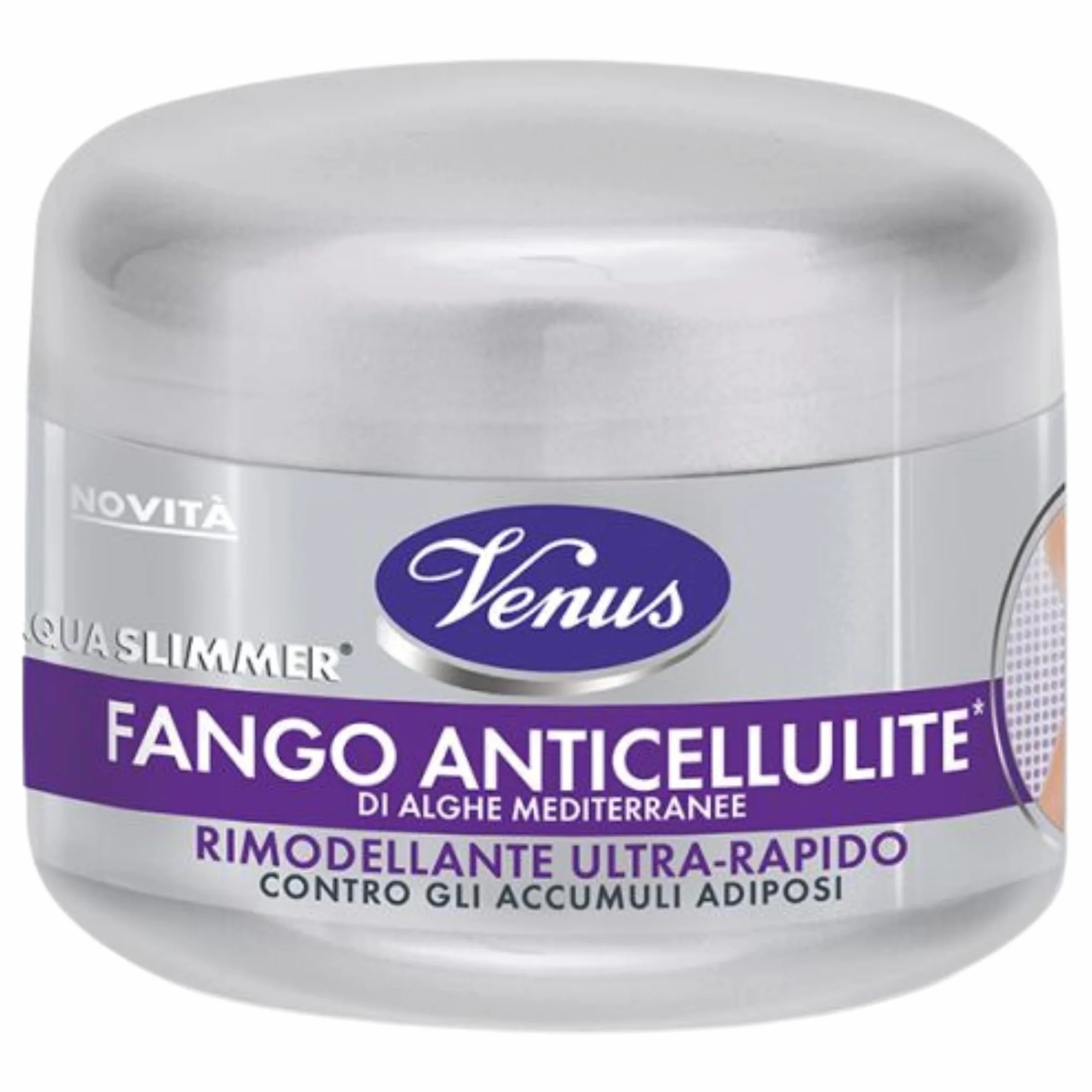 Fango Anticellulite Di Alghe Mediterranee. Rimodellante Ultra-Rapido, Contro Gli Accumuli Adiposi 500g