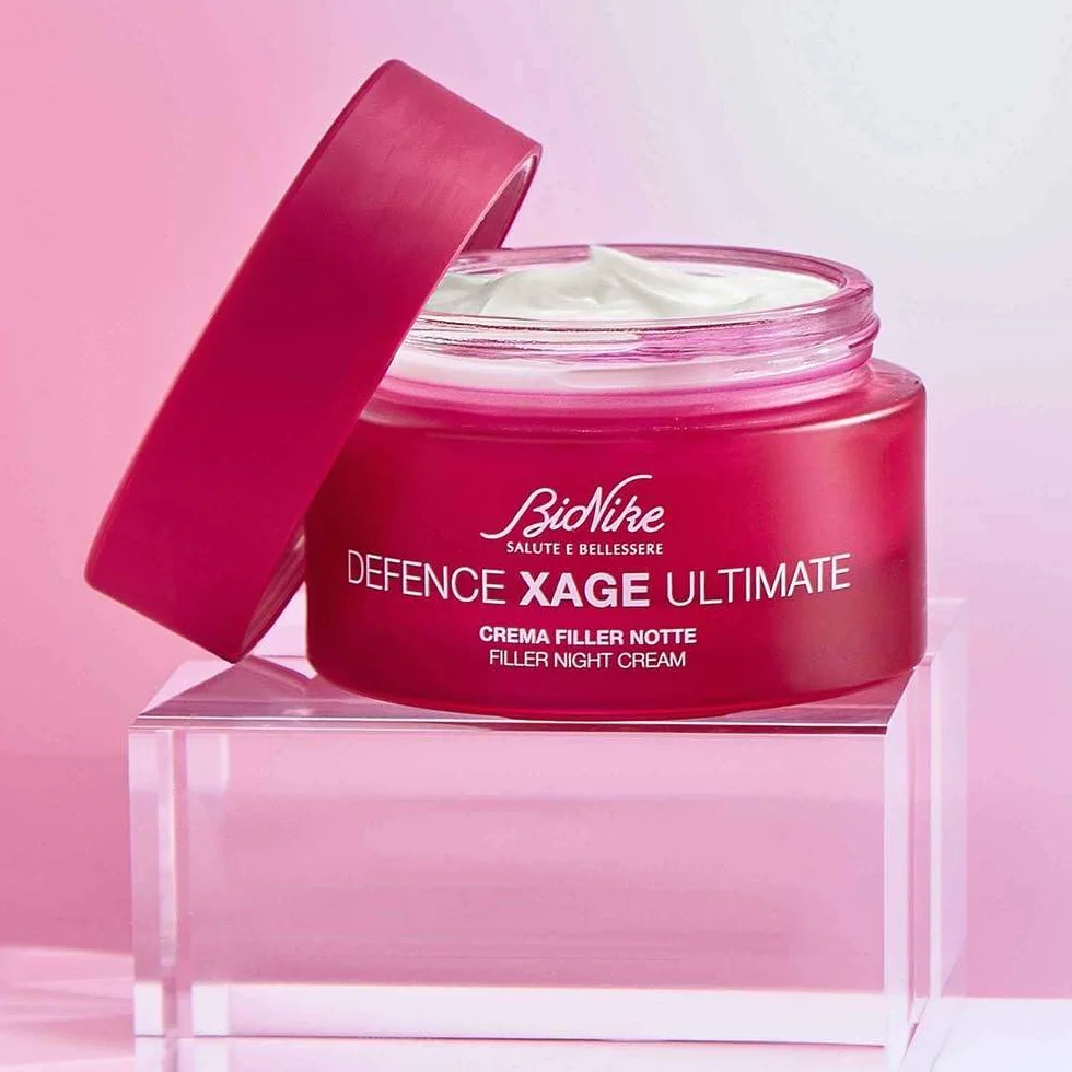 Bionike Defence Xage Ultimate - Lifting Viso Rimodellante Anti Age, Rimodella e Contrasta Rilassamento Cutaneo e Rughe Profonde, Dona Elasticità e Tonicità, 50 ml