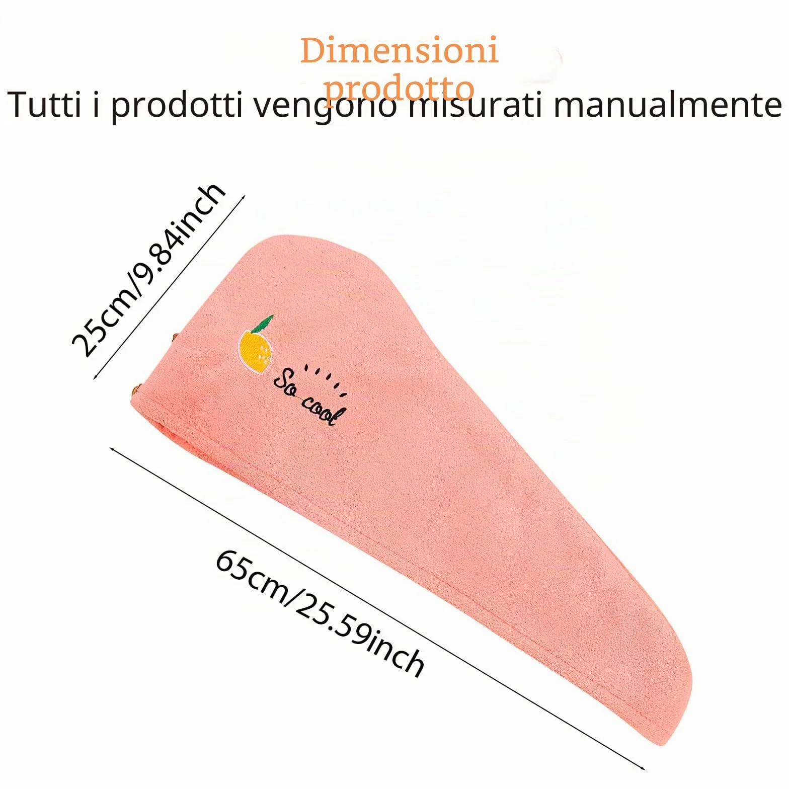Sporgo 5 Pezzi Asciugamano a Turbante per Capelli, Asciugamano a Turbante con Bottone, Asciugamano a Turbante in Microfibra Super Assorbente ad Asciugatura Rapida per Capelli, Asciugamano per Capelli