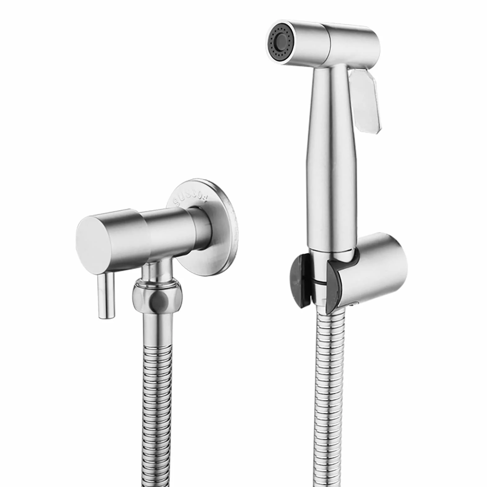 LOSCHEN Kit spruzzatore per bidet in acciaio inox per WC Shattaf accessorio bagno
