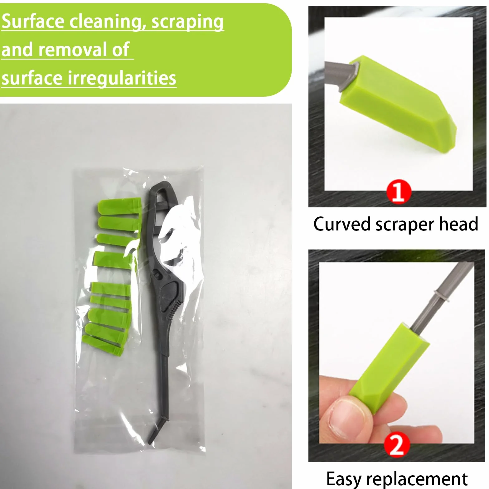 Strumenti per Calafataggio Silicone Kit, 9 in 1 Spatola per Sigillante Professionale per Fughe