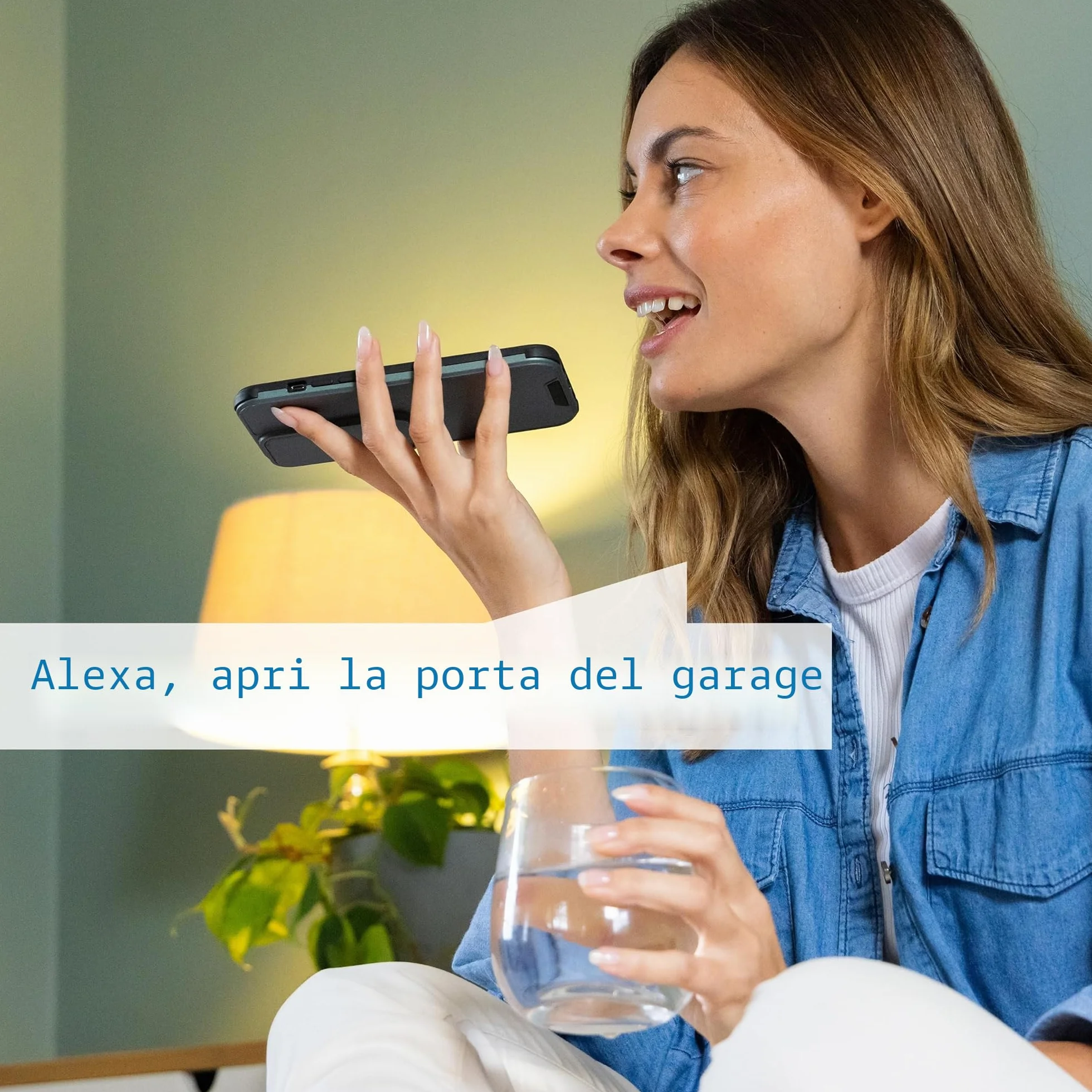 NIVIAN Controller WiFi per motore Porta del Garage, Compatibile con Alexa e Google, App Tuya/SmartLife