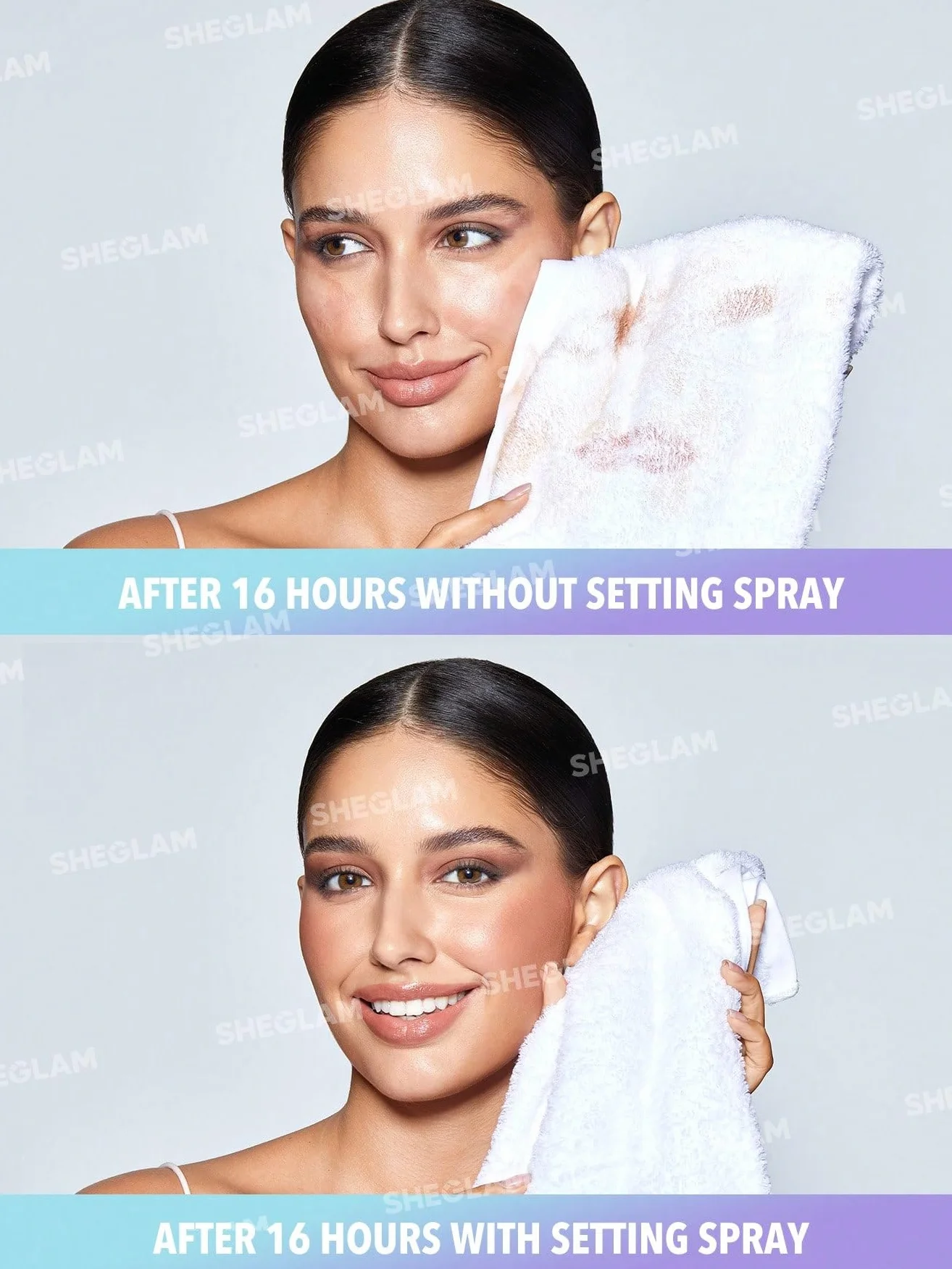 SHEGLAM Spray di fissaggio Lockd In effetto opacizzante, ad asciugatura rapida, a lunga durata, controllo dell'olio, non grassa