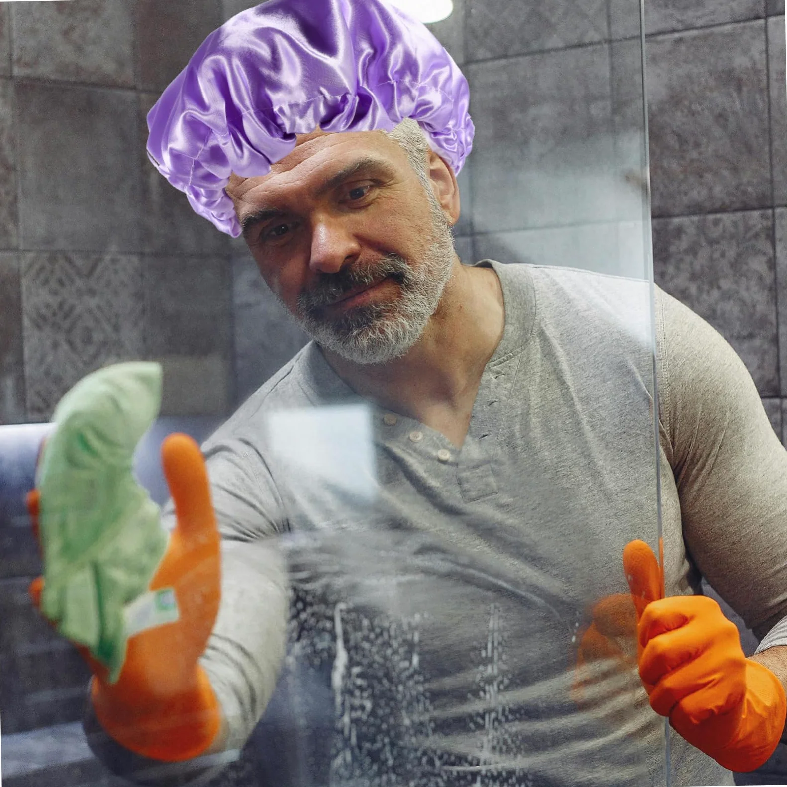 Healeved 6pezzi Cuffie Doccia Impermeabili Per Donna Da Regolabili e Riutilizzabili Per Spa Bagno e Trattamenti Di Bellezza Adatte Lunghi e Ricci