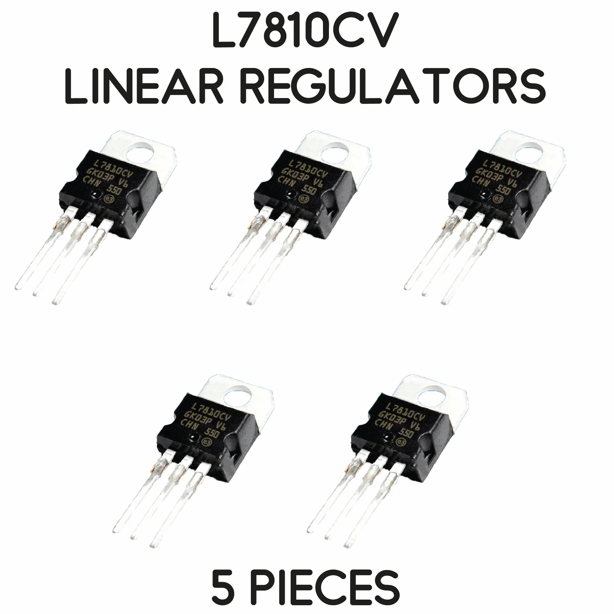 Regolatori di tensione 7810 L7810 L7810CV LM7810 LM7810CV TO-220 10V 1.5A Kit 5