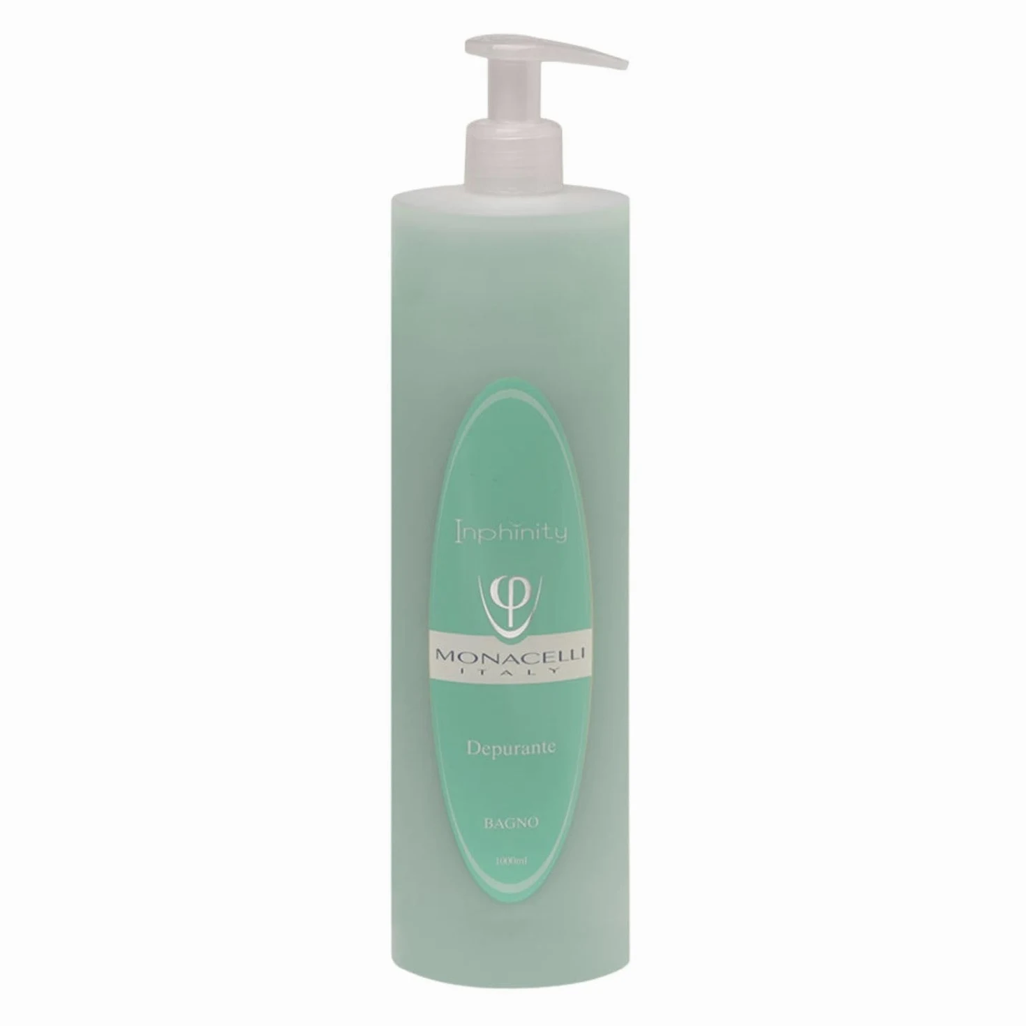 Monacelli Inphinity Bagno Shampoo Depurante 1000ml detergente cremoso delicato per cute grassa e capelli appesantiti