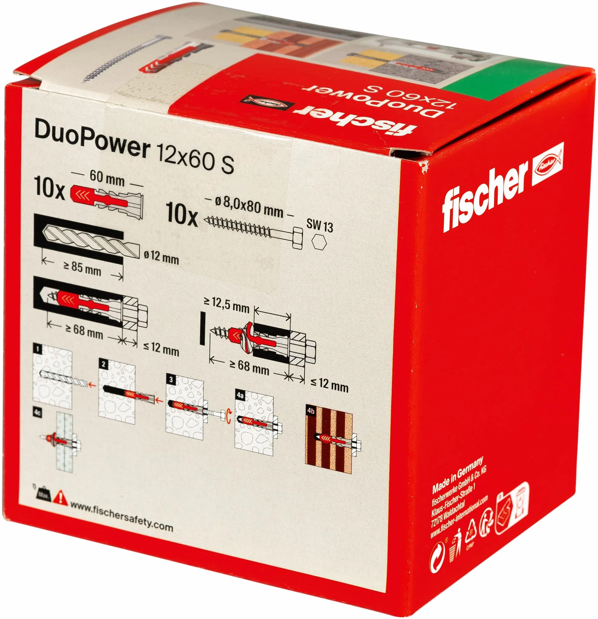 Fischer Duopower tassello universale con vite 538258