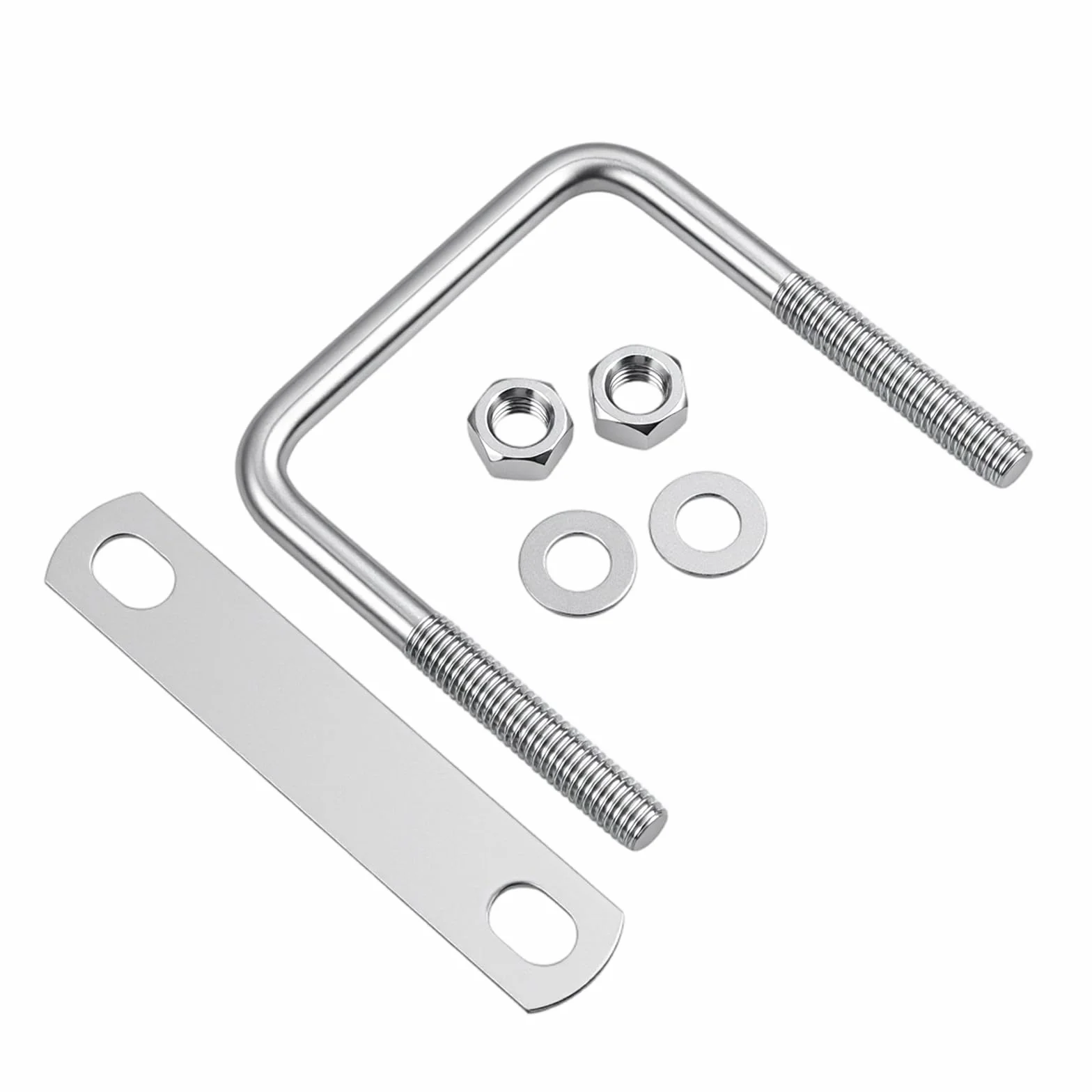 Acciaio inox viti da stiro M10 80x150 mm U M10 dadi rondelle morsetto U