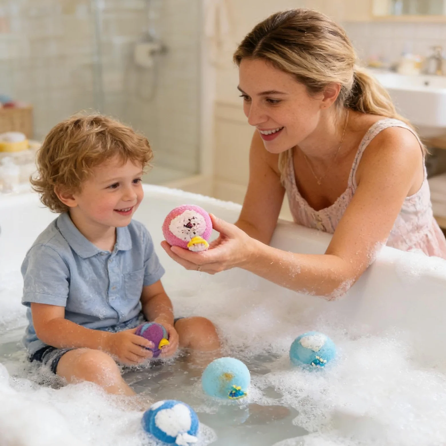 Bomba Doccia Effervescente 12 Pezzi per un Bagno Rinfrescante | Bomba Doccia con per Bambini Ragazzi Ragazze Spa Casa Vasca da Bagno Viaggio Hotel
