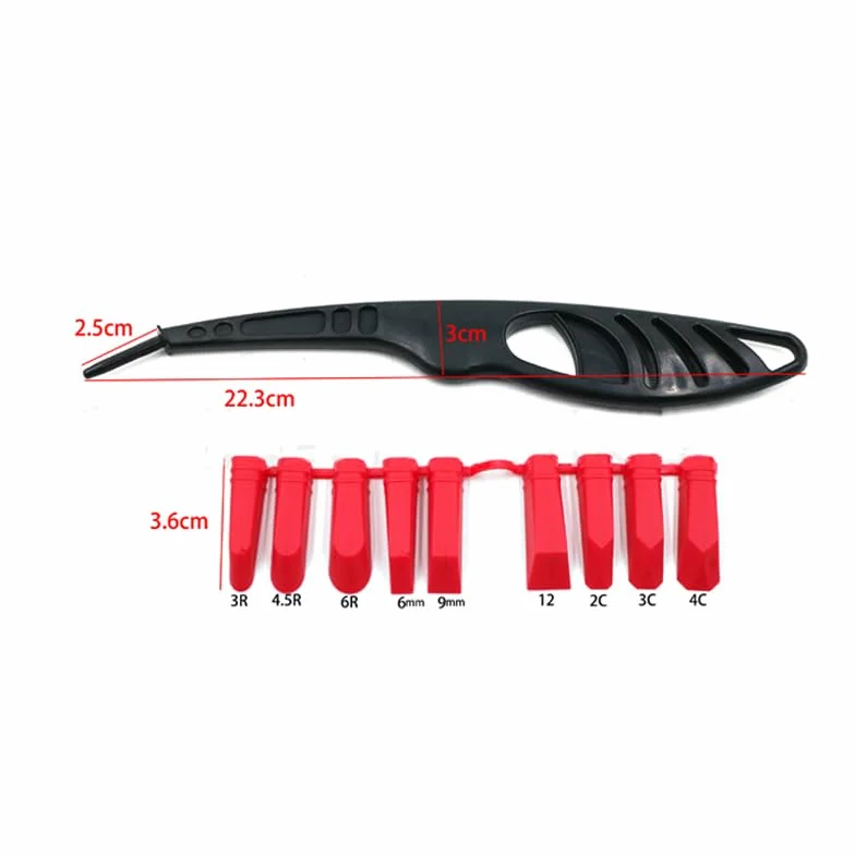 GERUI 3 pezzi 9 in 1 silicone Joint spatola per fughe estrattore