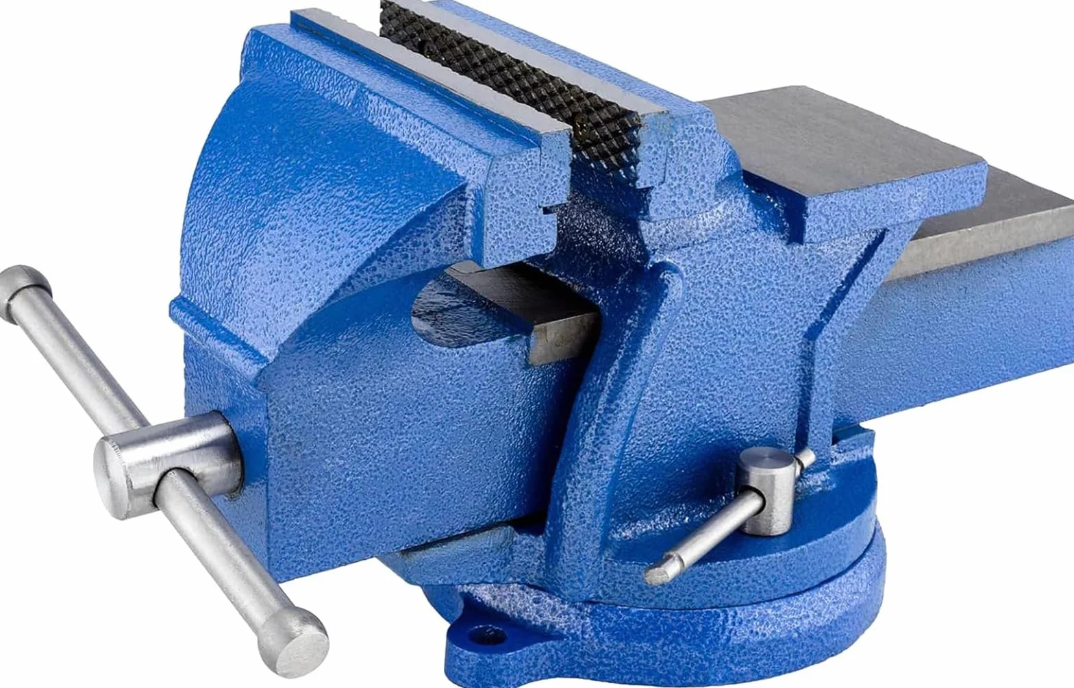 HYCHIKA Morsa da Banco 152 mm 6 Pollici 360° Girevole per Lavorazione Legno e Metallo