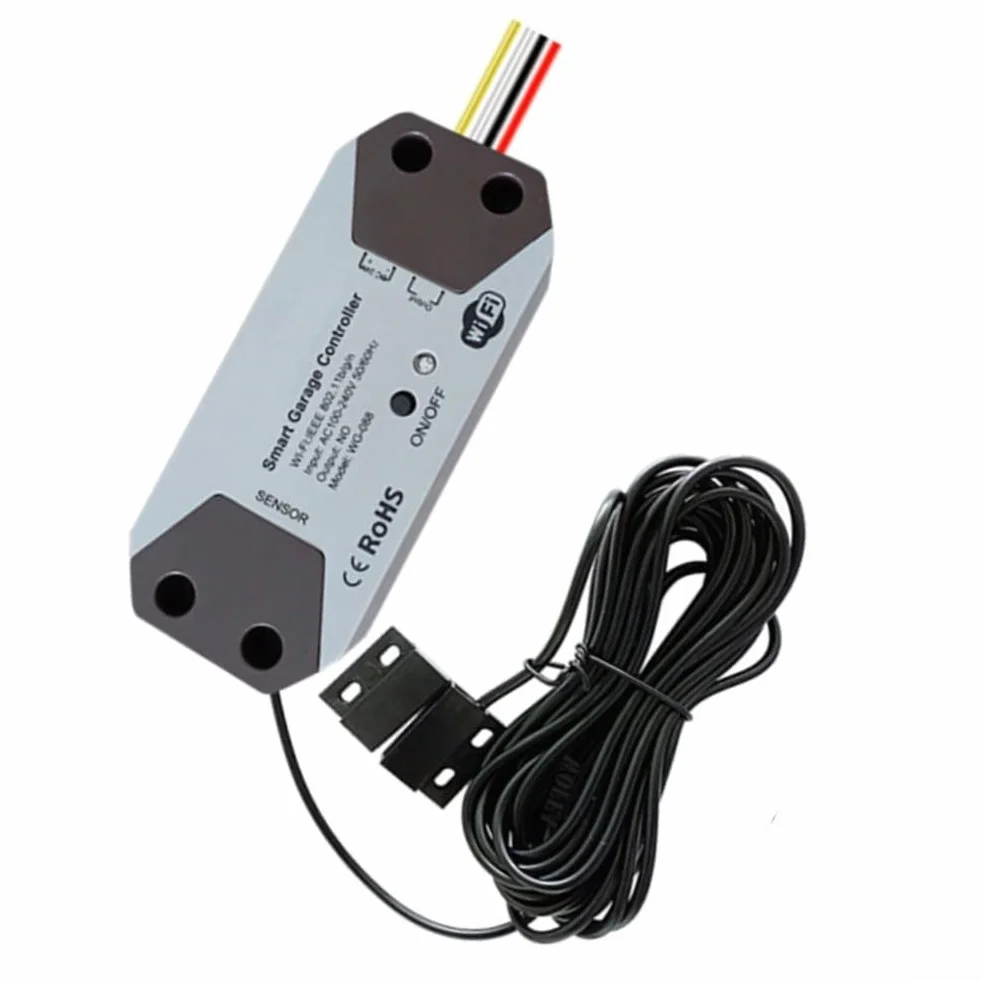 Modulo intelligente per porta garage TUYA 12-24V sensore magnetico monitoraggio
