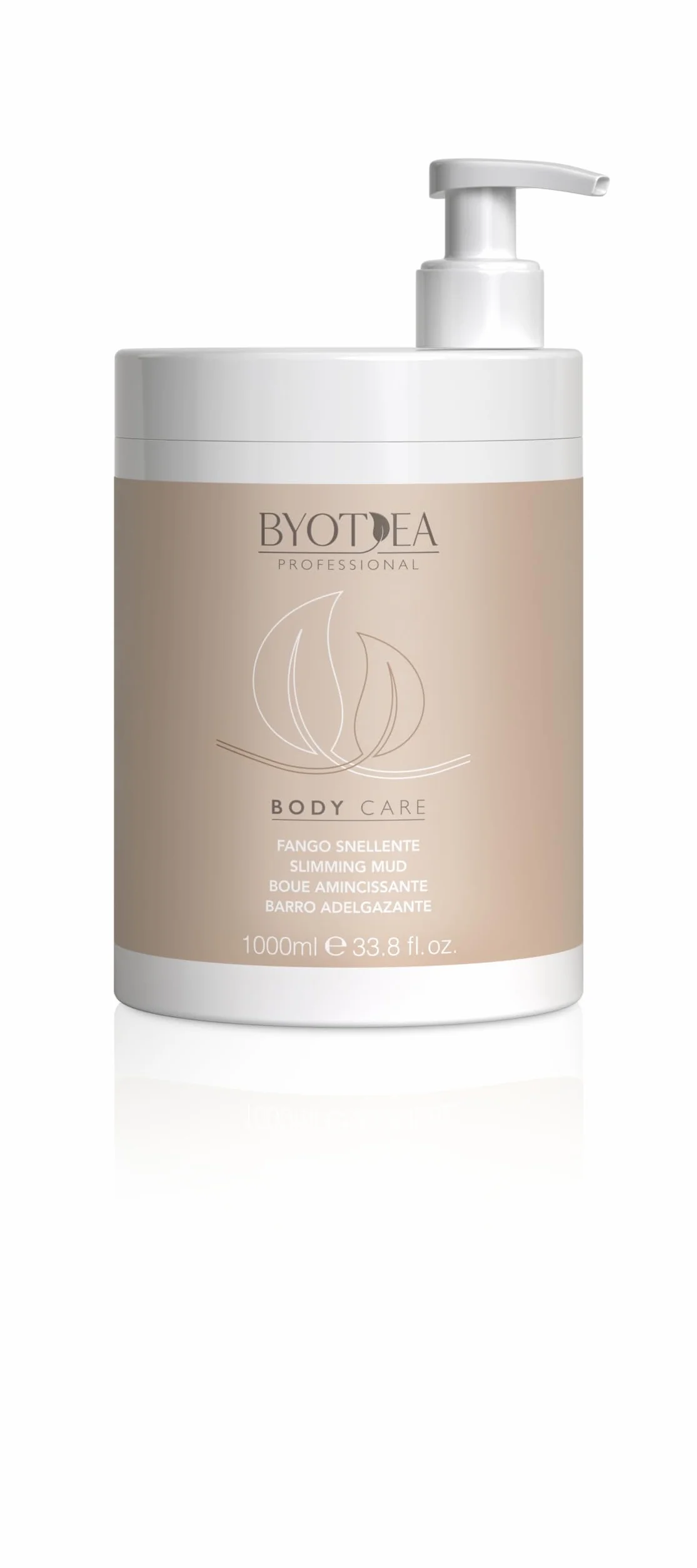 Byotea Fango Snellente 1000ml | Anti-cellulite con Caffeina e Argilla Verde