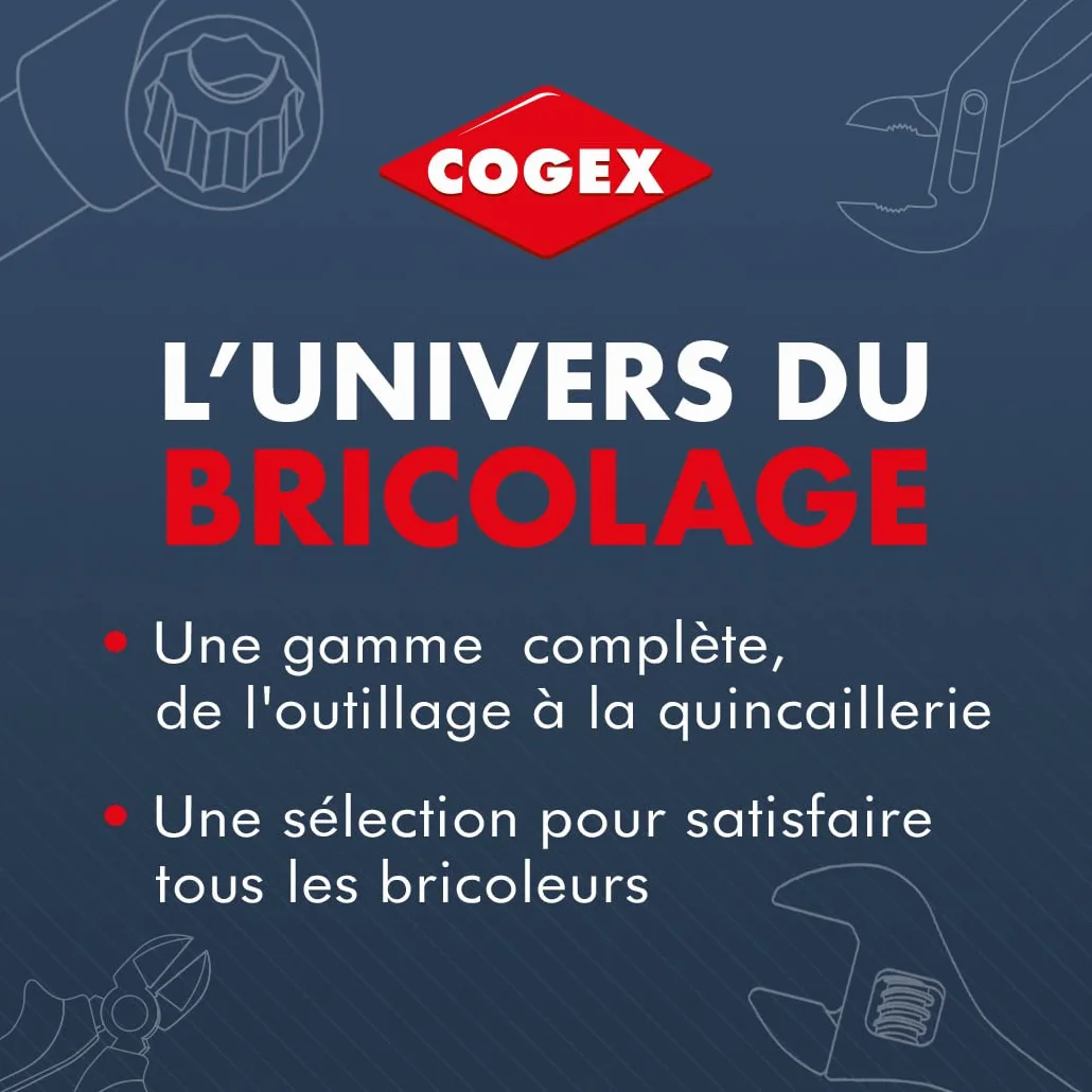 COGEX Cavalletto telescopico pieghevole 150 kg