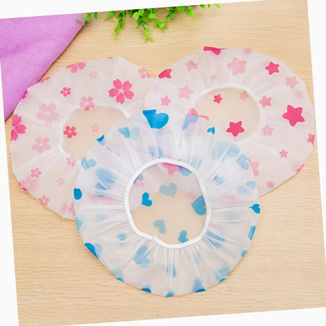 Angoily 30pezzi Cuffie Da Impermeabili Per Donna Da Resistente Regolabili e Riutilizzabili Per Bagno Spa e Cucina Stile Casual Assortito