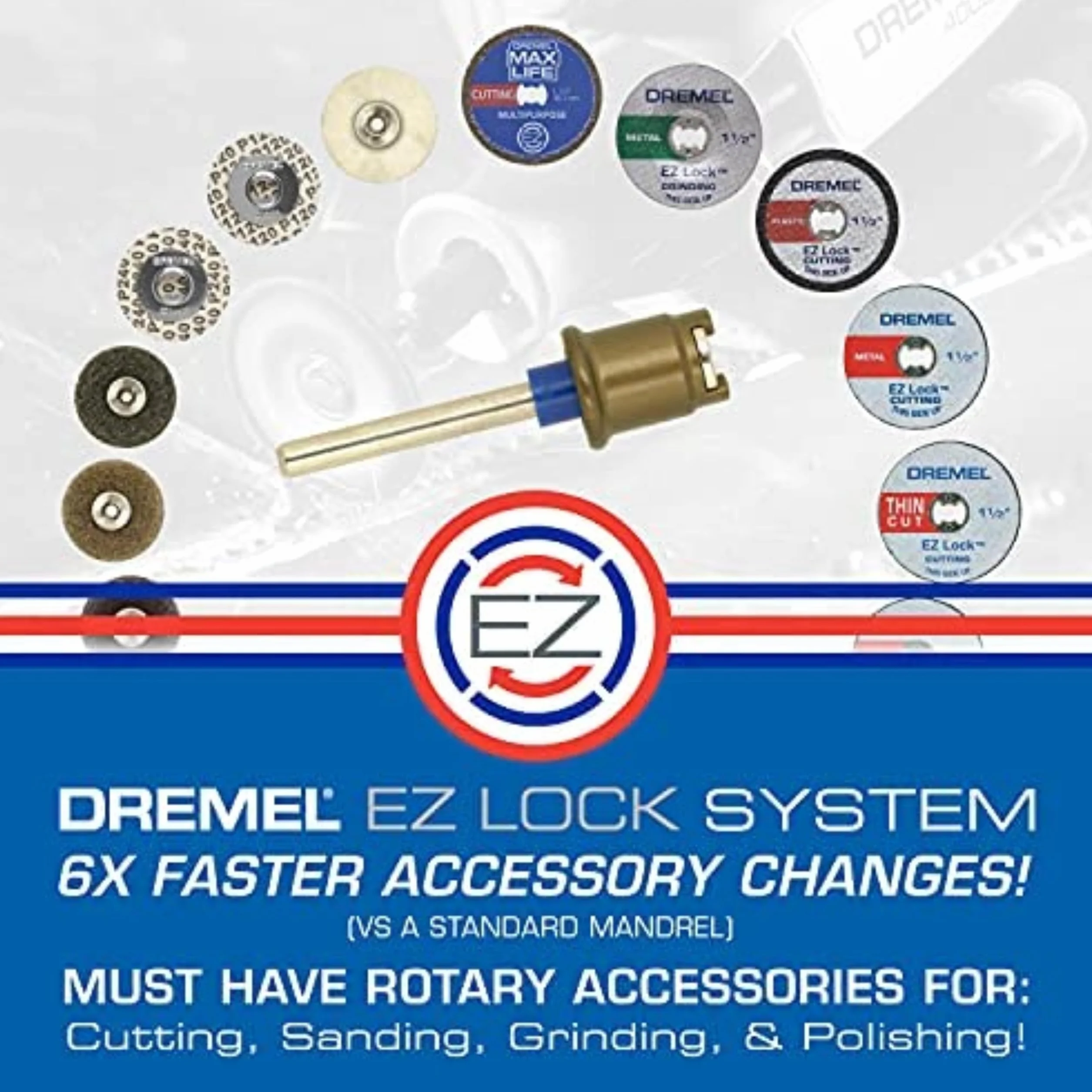 Dremel EZ456B 1 1/2" EZ Lock dischi da taglio per utensili rotanti rame lamiera
