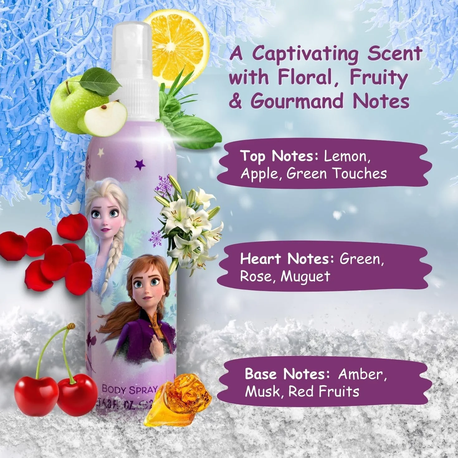 Frozen II Colonia Corporal, 200 ml (P8581)