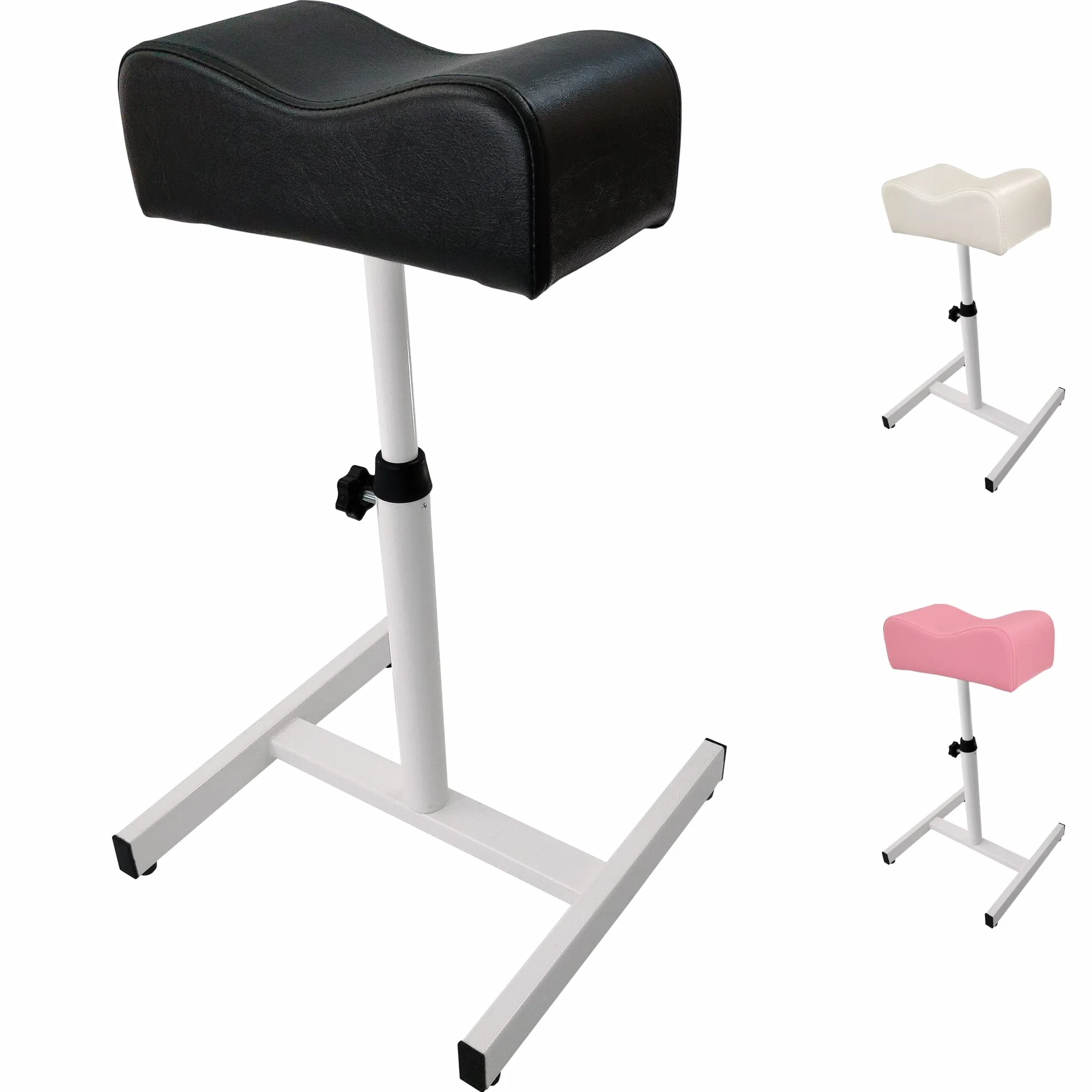 Beltom® Poggia Piede Pedicure Poggiapiedi Manicure Podologica Supporto Gambe Estetista Fisioterapia Tatuaggi - Nero