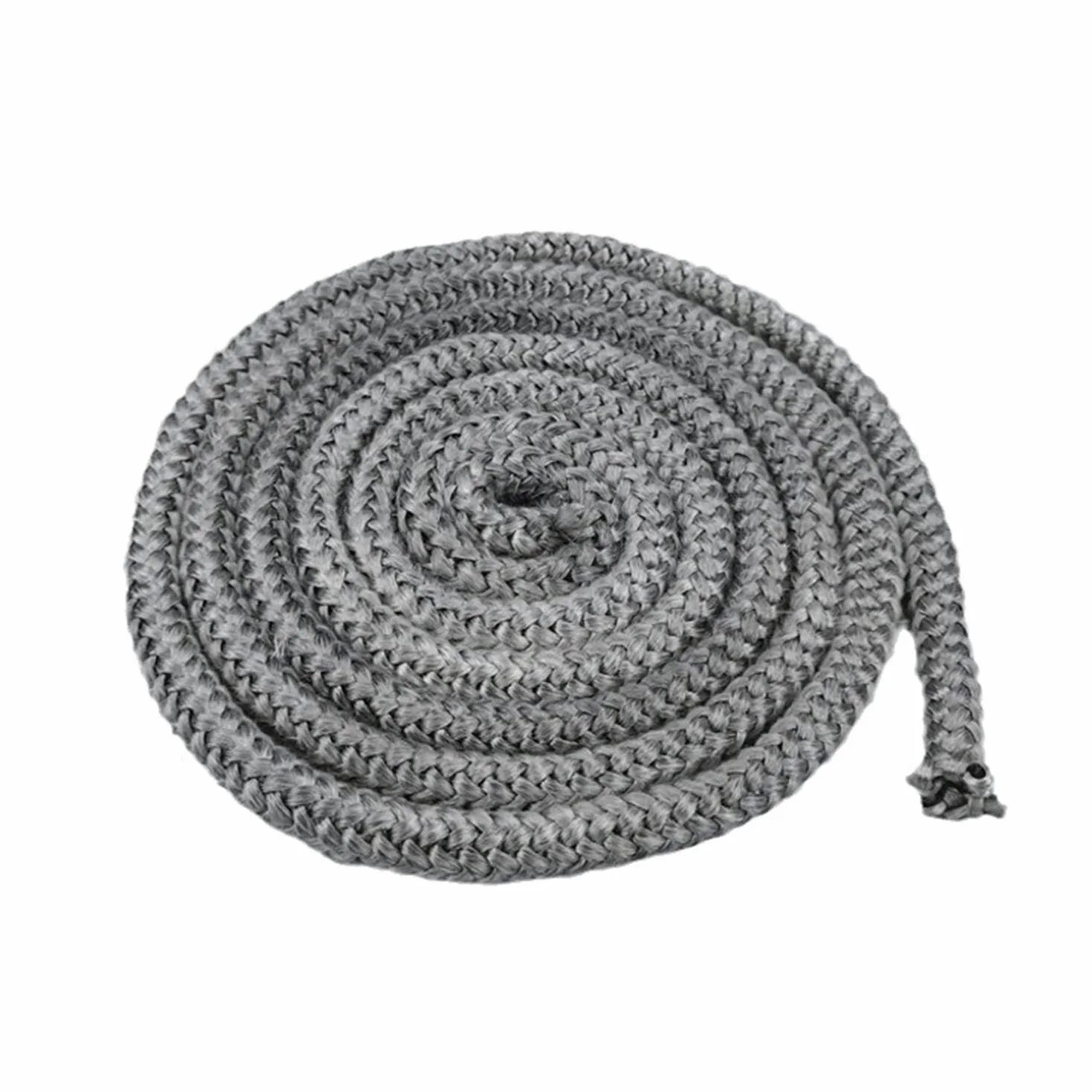Guarnizione Porta Stufa 8mm 4m Fibra di Vetro Corda Ignifuga per Camino Pellet Termocamino