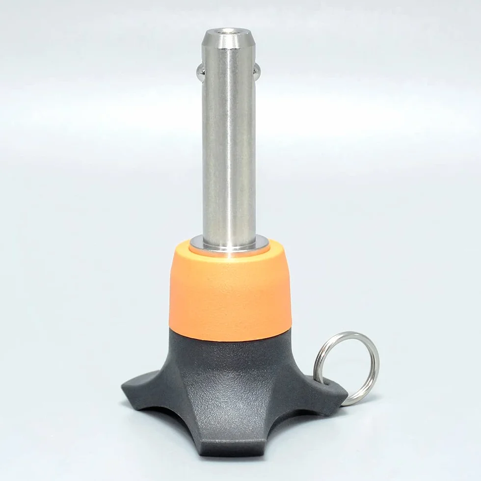 Perni di bloccaggio acciaio INOX M 1/4 pollici L 1.5 pollici, Perni autobloccanti a sfere a sgancio rapido