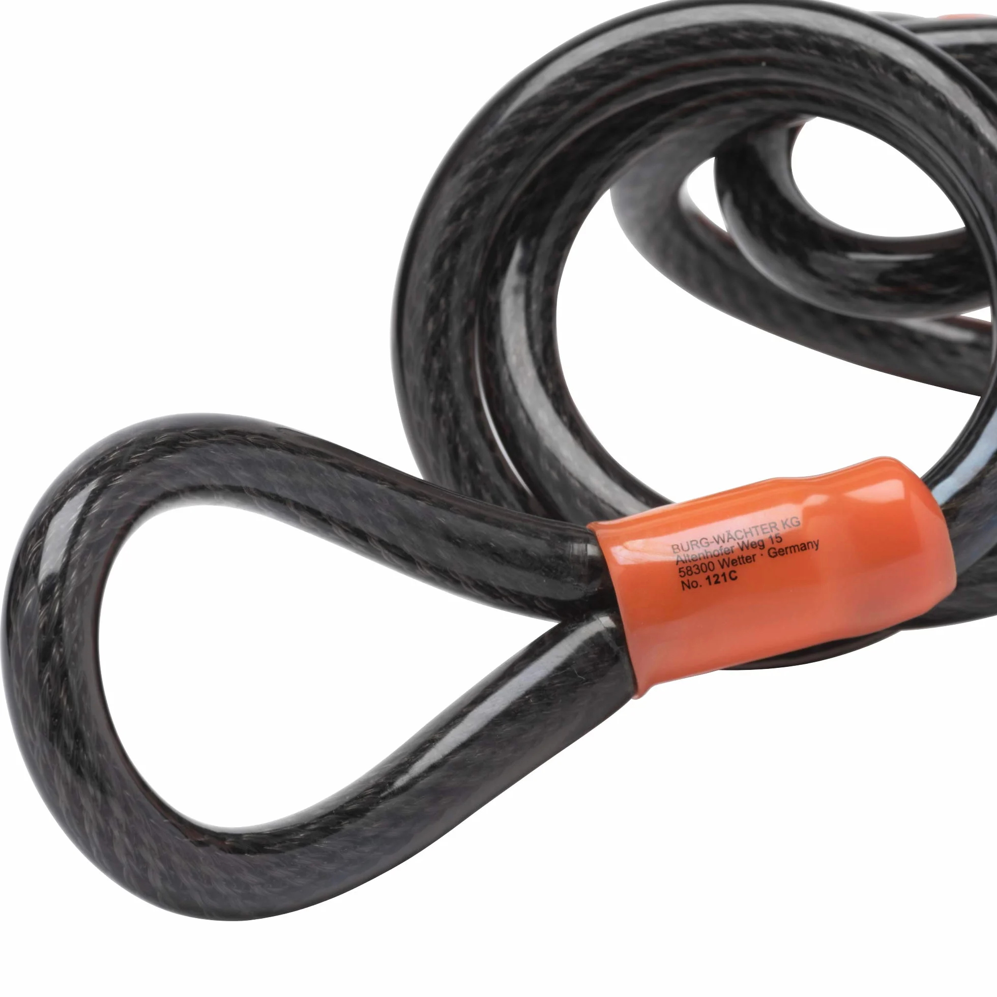 Sterling 124C Cavo di sicurezza a doppio giro rivestito in vinile autoavvolgente 12 mm x 4,5 m