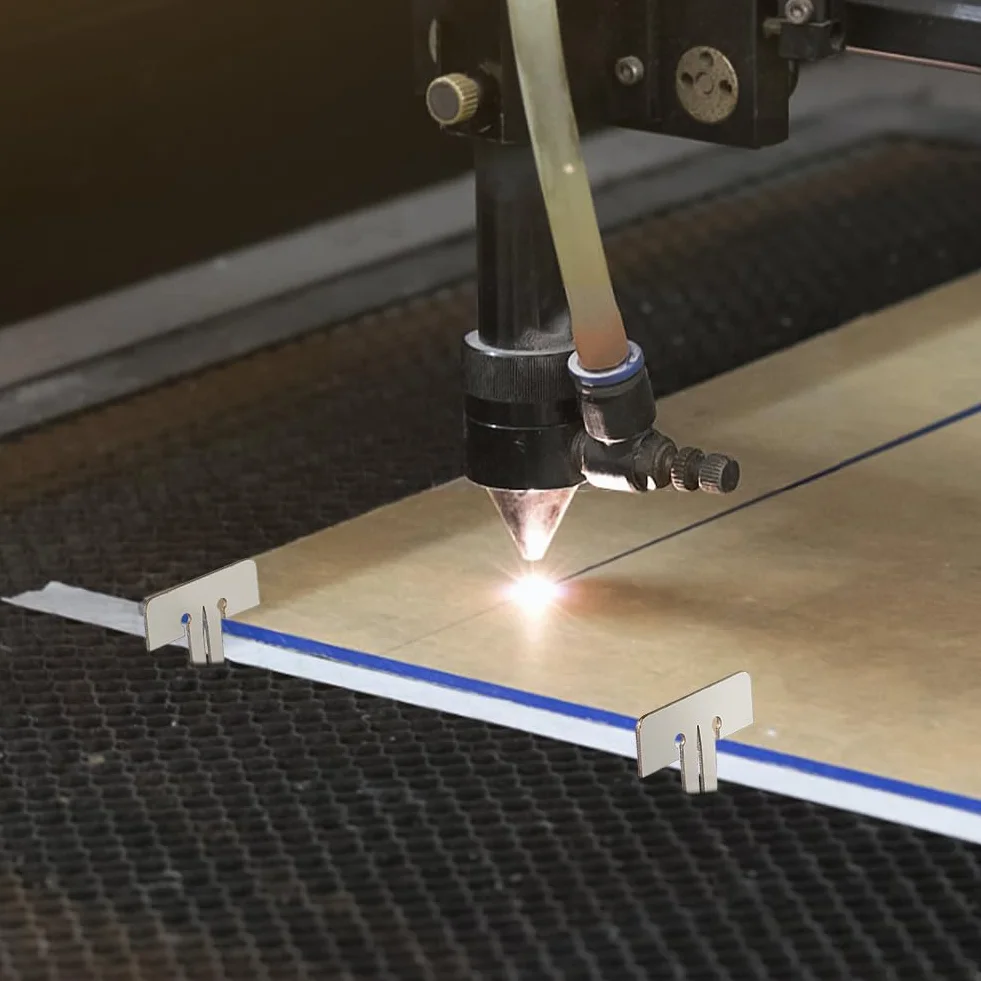 BENECREAT 30 pz. Perni di Centraggio A Nido D'Ape In Acciaio Inossidabile, Utensili di Fissaggio per Taglio Laser