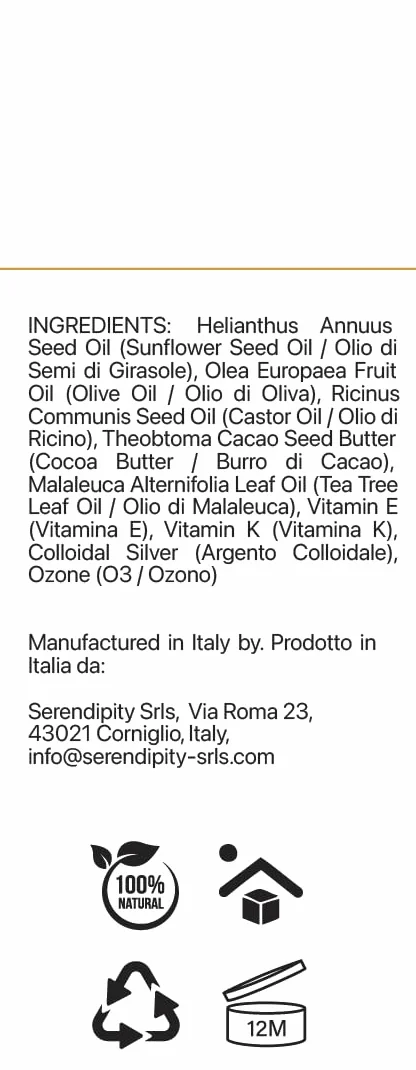 Olio Rigenerante Cellulare | Trattamento viso naturale all’ozono | Pelli spente, mature o sensibili – 35ml