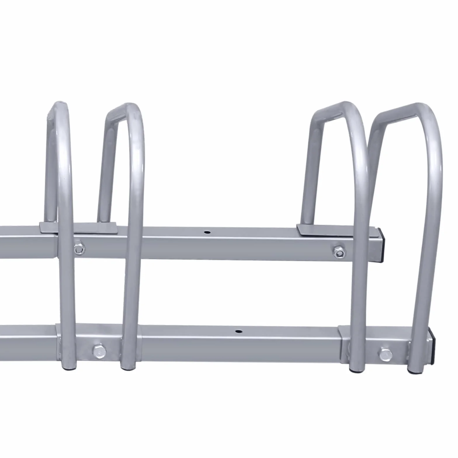 Portabici da terra in metallo per 4 biciclette, portabici a sospensione per mountain bike