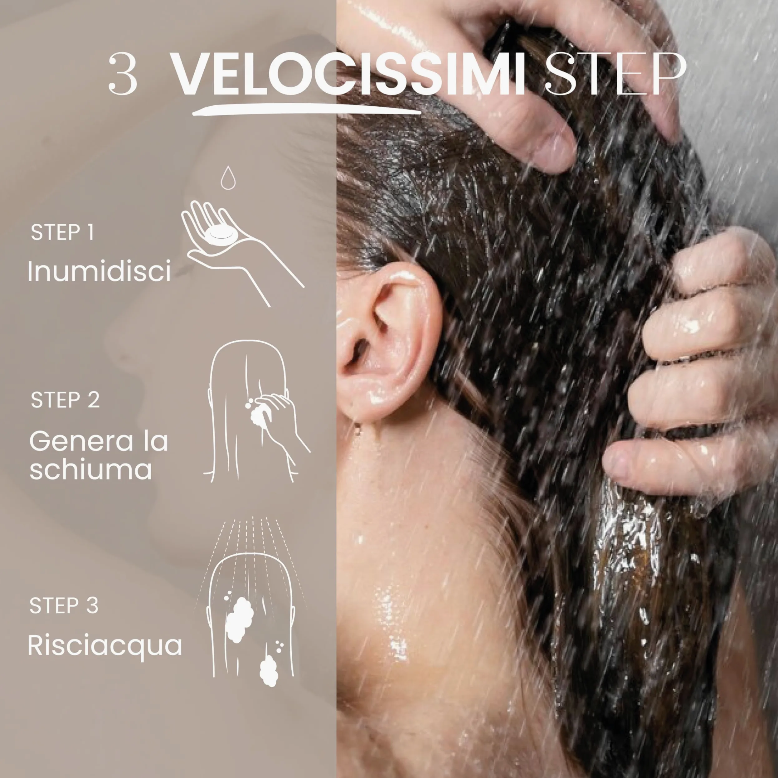 Senso Naturale Shampoo Solido Lenitivo per Cute Sensibile, Shampoo Delicato per Lavaggi Frequenti con Olio di Argan e Avena | 100% Ecologico, Naturale e Vegano (3)