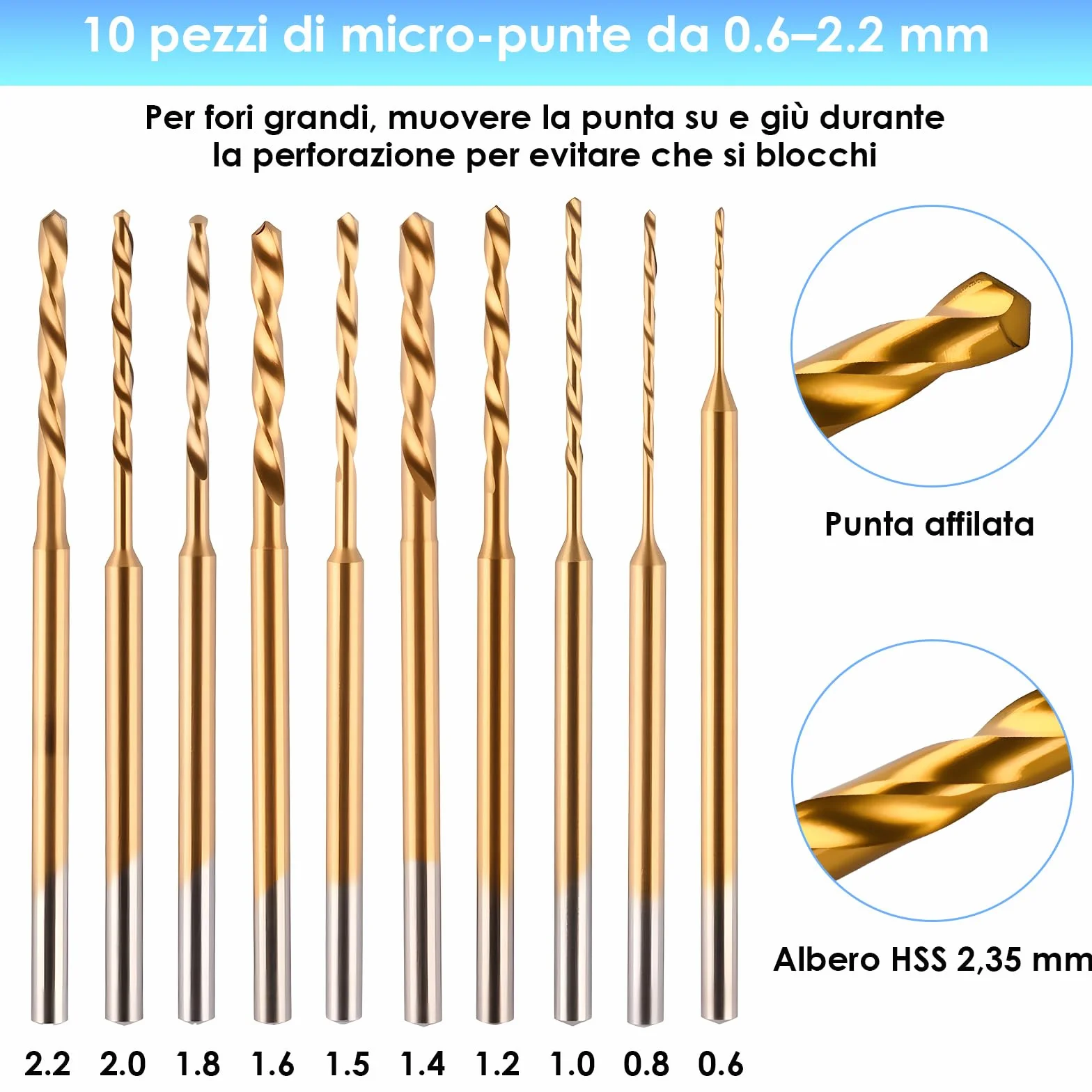 Diealles Shine Mini Trapano Elettrico a Batteria con 10 Punte, 5 Velocità, Ricarica USB per Gioielli/Legno/PCB