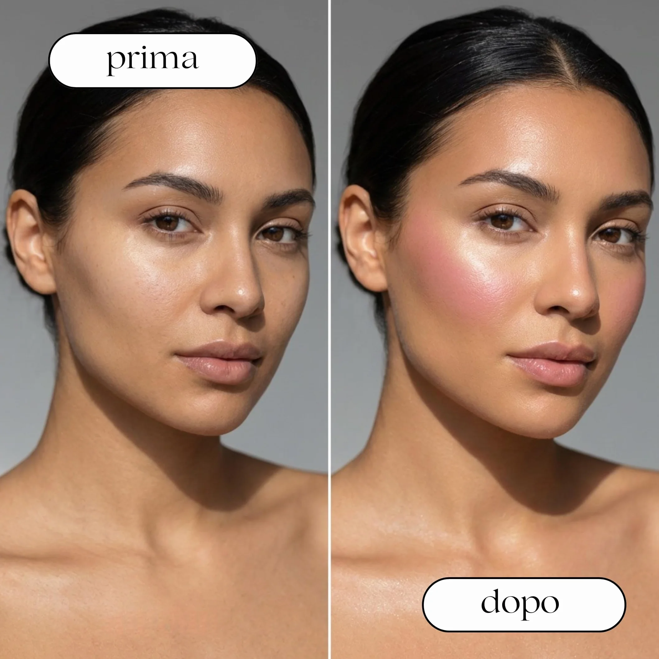 Dr. Dermaluci Lab Kit Contouring Viso - Blush Liquido + Illuminante Viso + Skin Perfector - Make Up Trucchi, Bronzer, Pelle Sensibile, Idee Cofanetto Regalo Donna, Made in Italy