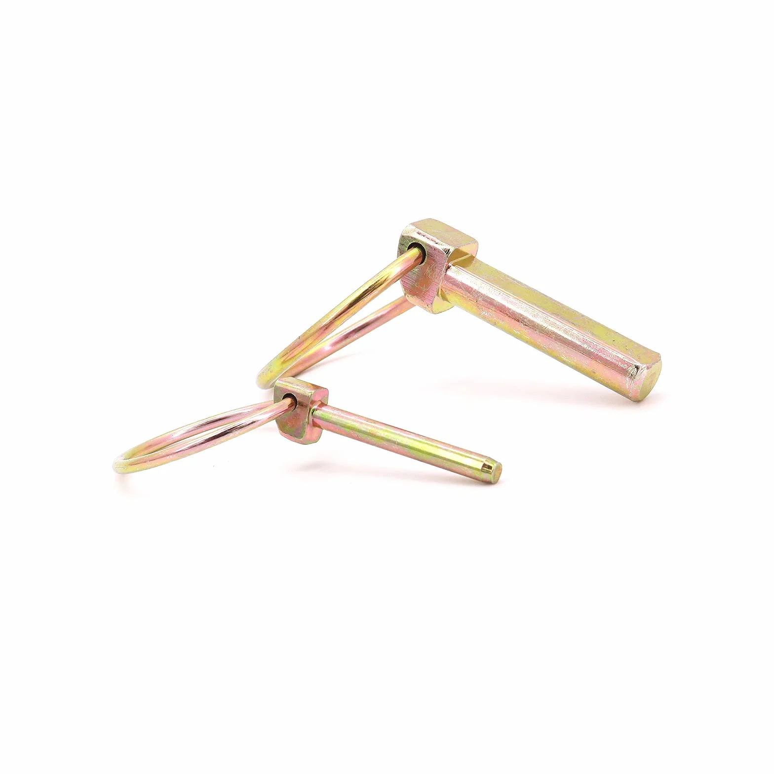 Perni di Collegamento 50 Pcs 4 Dimensioni Copiglie Assortite Perno a Scatto Spine a scatto Coppiglie ad anello