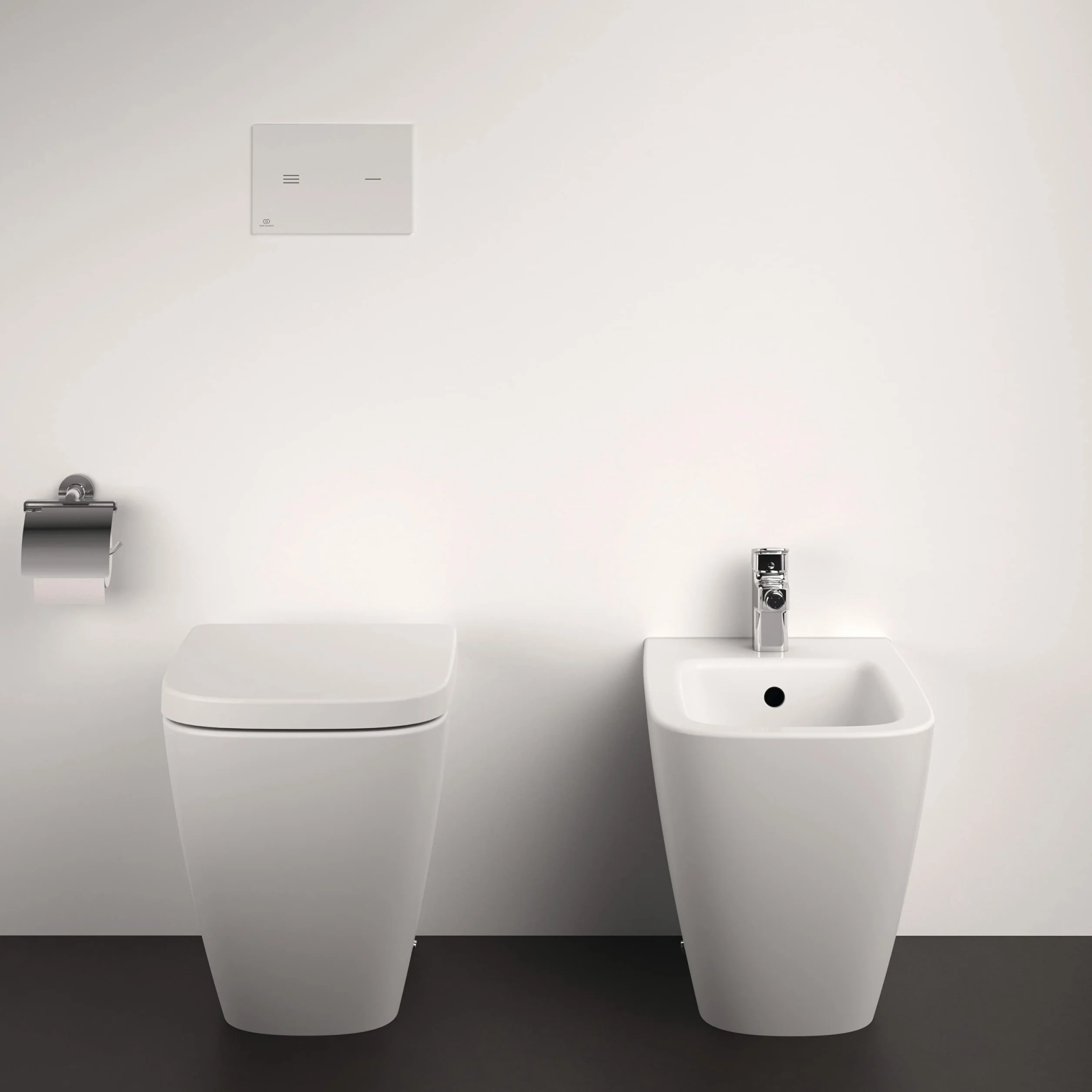 Ideal Standard i.life B WC a terra filoparete RimLS+ Bianco