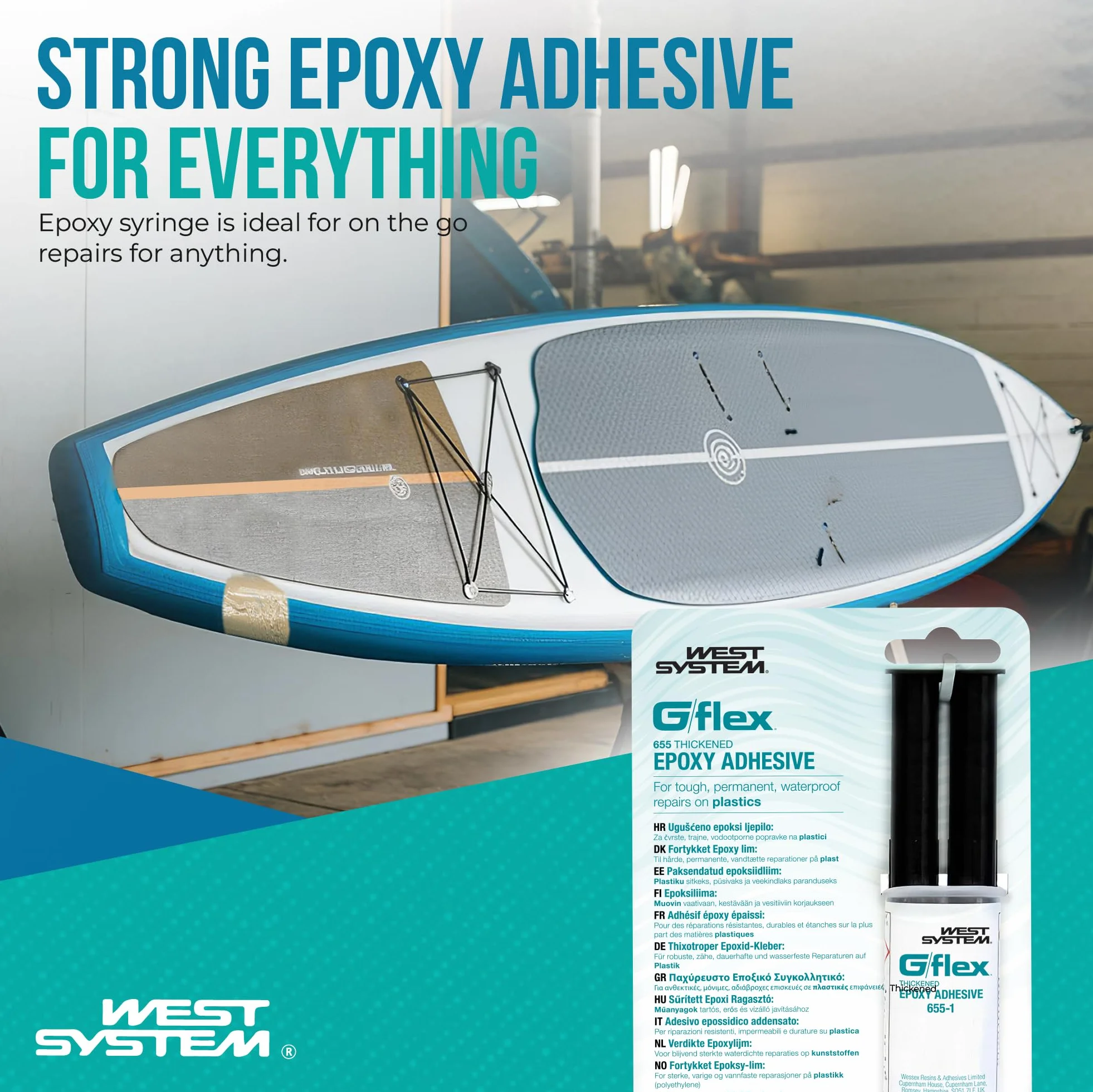 G/flex 655-1 Confezione cartucce adesive epossidiche