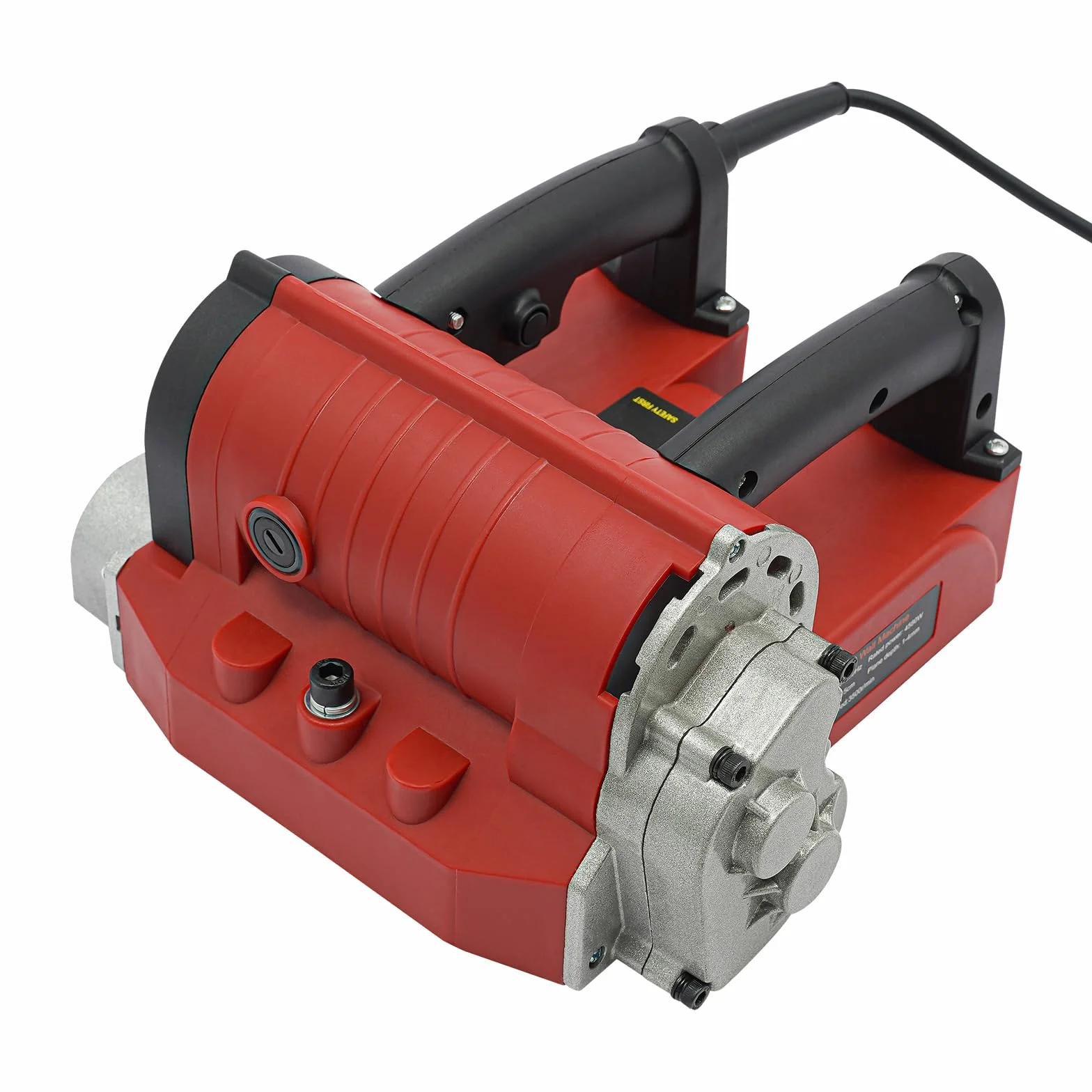 Pialla elettrica da parete 4580 W, smerigliatrice per cemento, profondità 1-4 mm