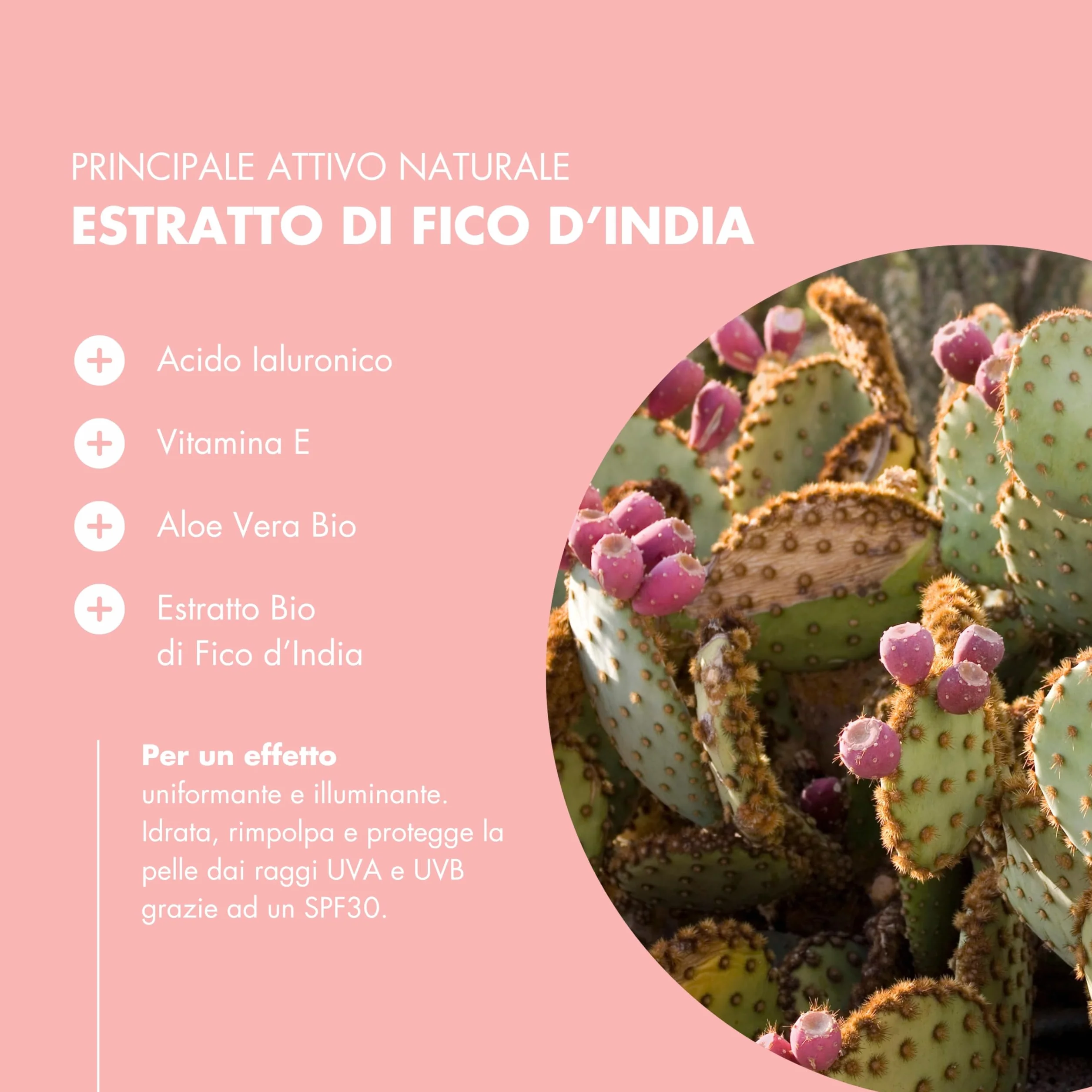 Skön Abrakadabra Glow - Siero Fondotinta con Protezione Solare SPF30, Siero Viso Acido Ialuronico con Olio di Cocco e Vitamina E per Incarnato Uniforme e Luminoso - per Tutti i Tipi di Pelle, 30 ml