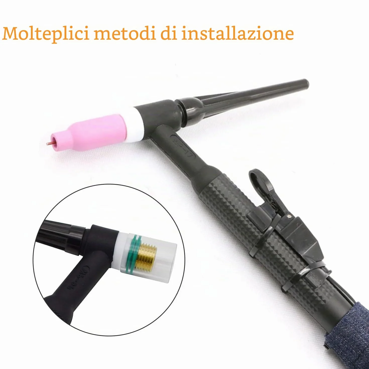 Saldatrice TIG AC DC Alluminio 49 Pezzi Accessori Torcia WP-9/17/18/26