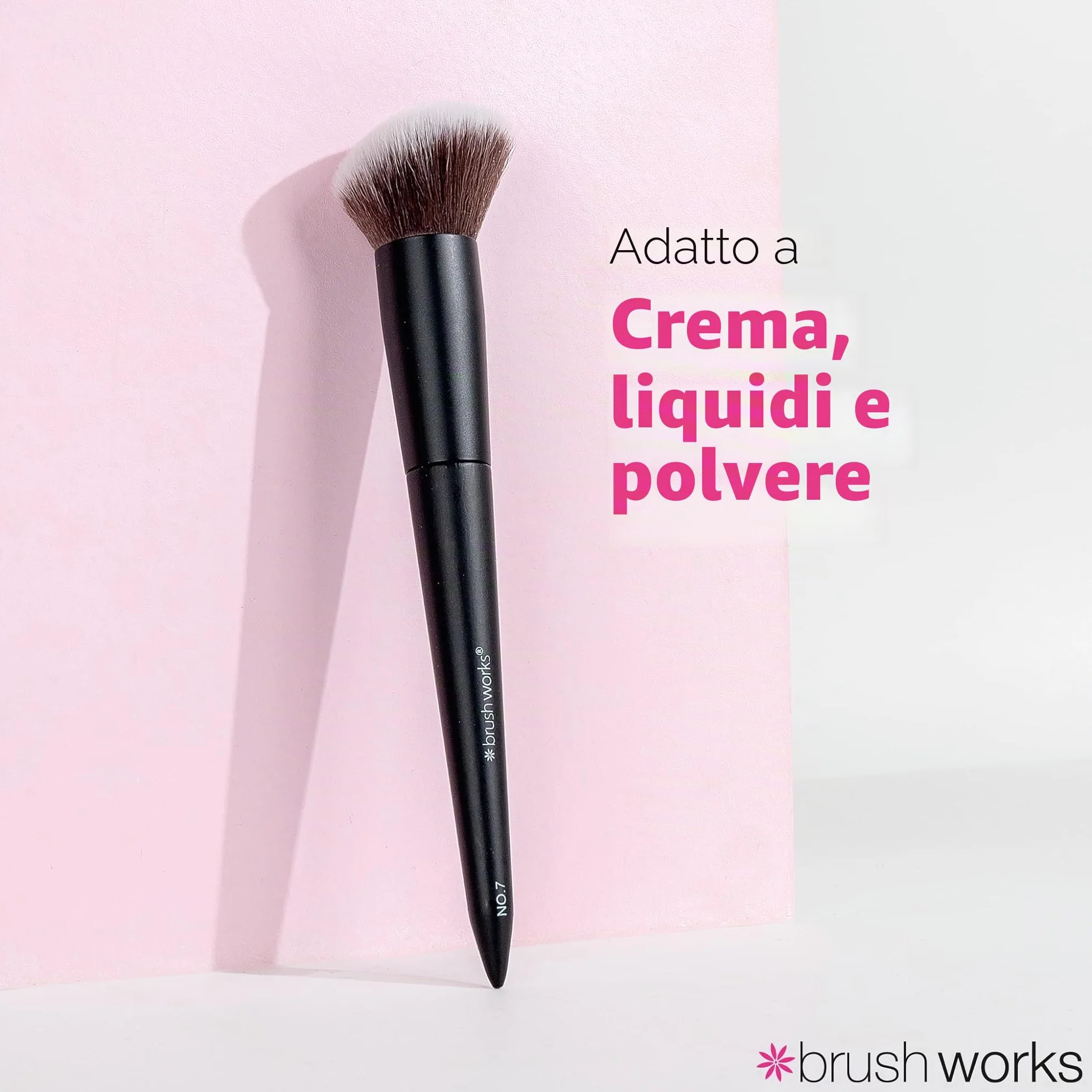 Brushworks No. 7 Angled Blush Brush