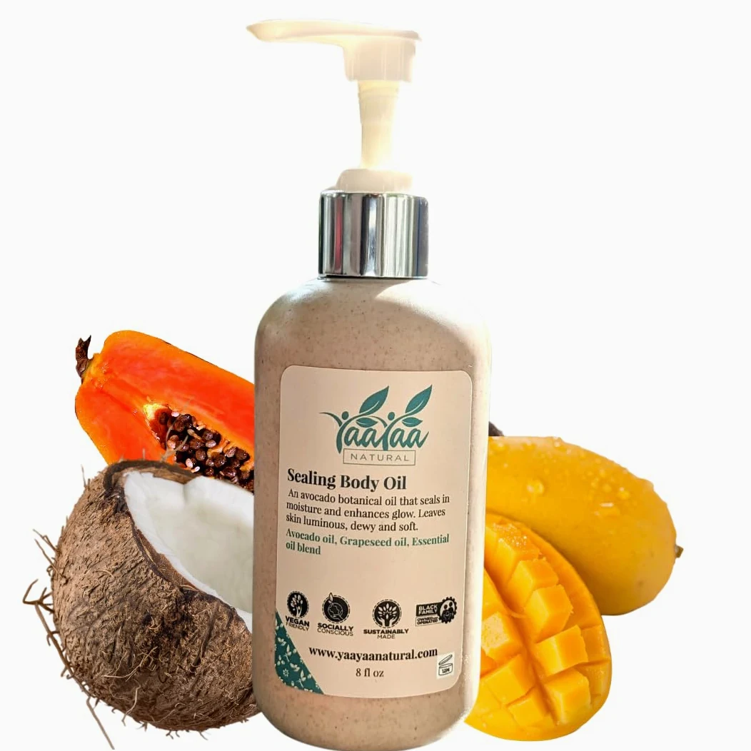 Olio corpo sigillante, 226 ml, olio per il corpo dopo la doccia, non grasso, nutrimento profondo, assorbente, lucido, idratante, vegano e cruelty free