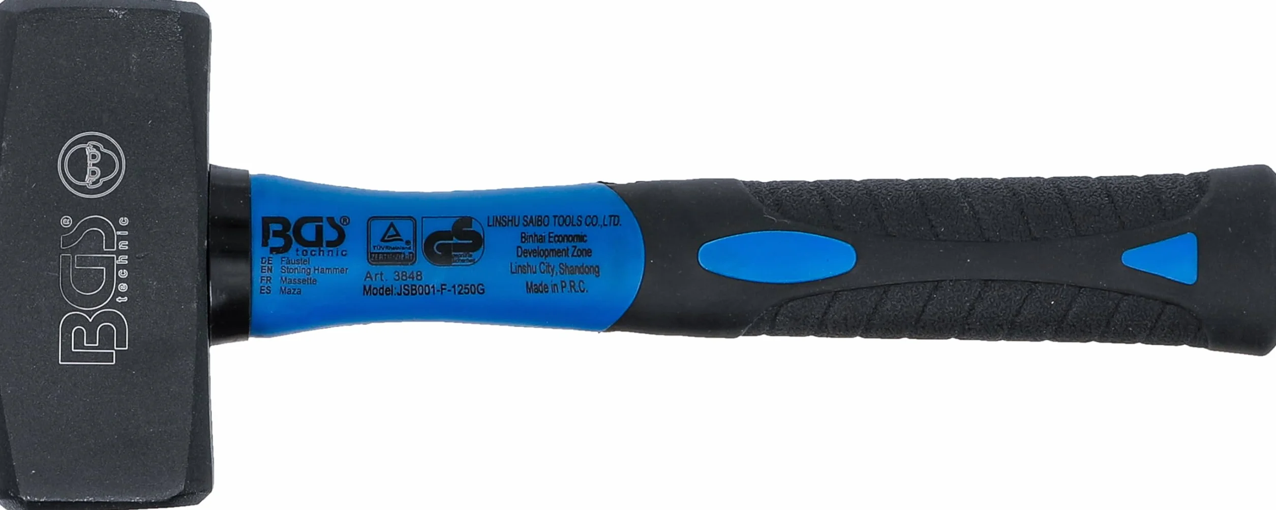 BGS 3848 Mazzetta manico fibra di vetro 1250 g DIN 6475