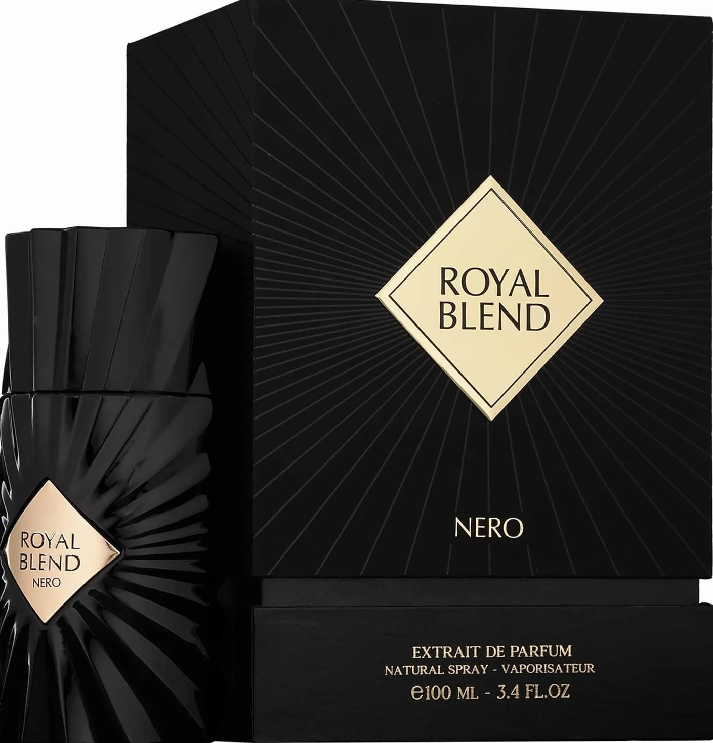 Royal Blend Nero, Extrait de Parfum, Fragrance World, Unisex, 100 ml