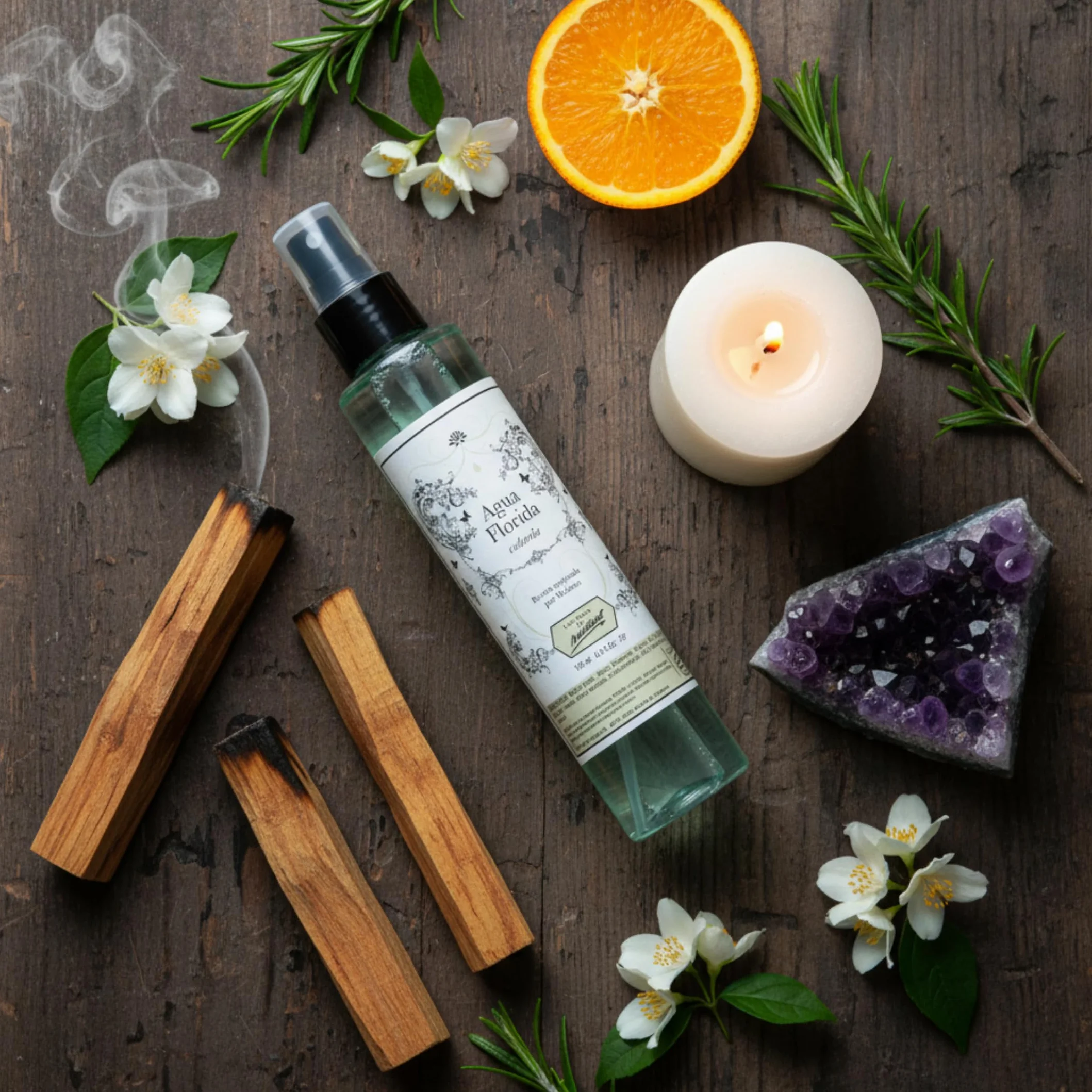 Acqua Florida Colonia Spirituale, Spray 150 ml, Aroma Floreale-Agrumato, Formula Migliorata per Pulizia Energetica e Armonizzazione, Uso Rituale e Corpo